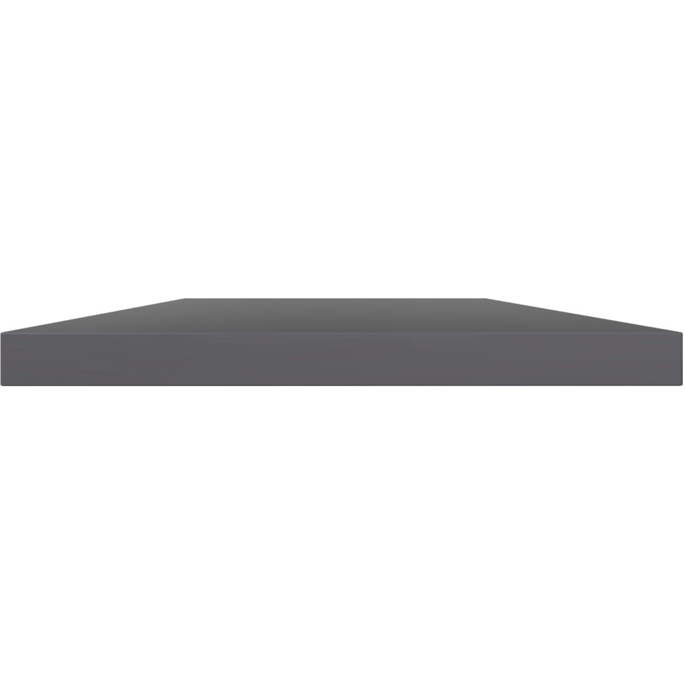 vidaXL Bookshelf Boards 4 pcs High Gloss Gray 23.6&quotx3.9&quotx0.6" Engineered Wood