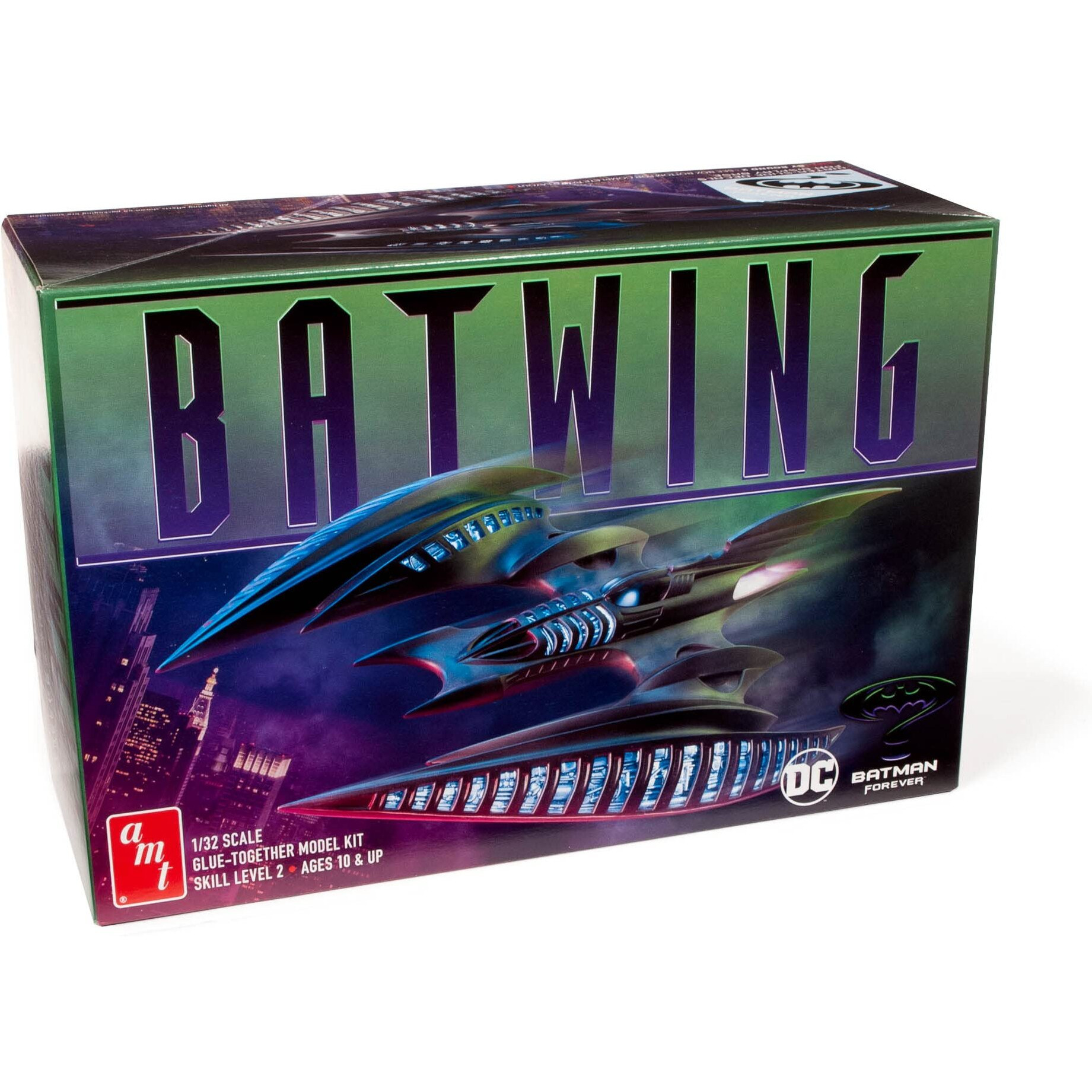 Skill 2 Model Kit Batwing &quotBatman Forever" (1995) Movie 1/32 Scale Model by AMT