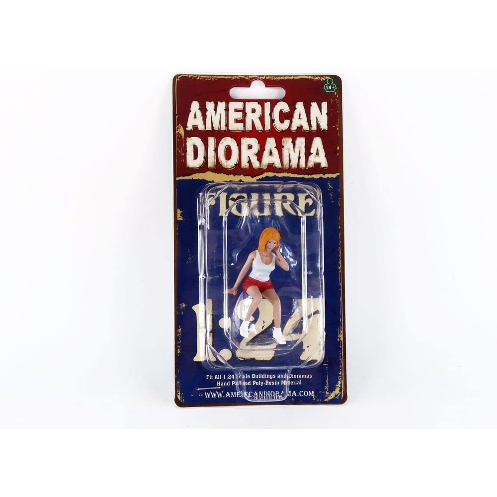 &quotCar Meet 2" Figurine V for 1/24 Scale Models by American Diorama