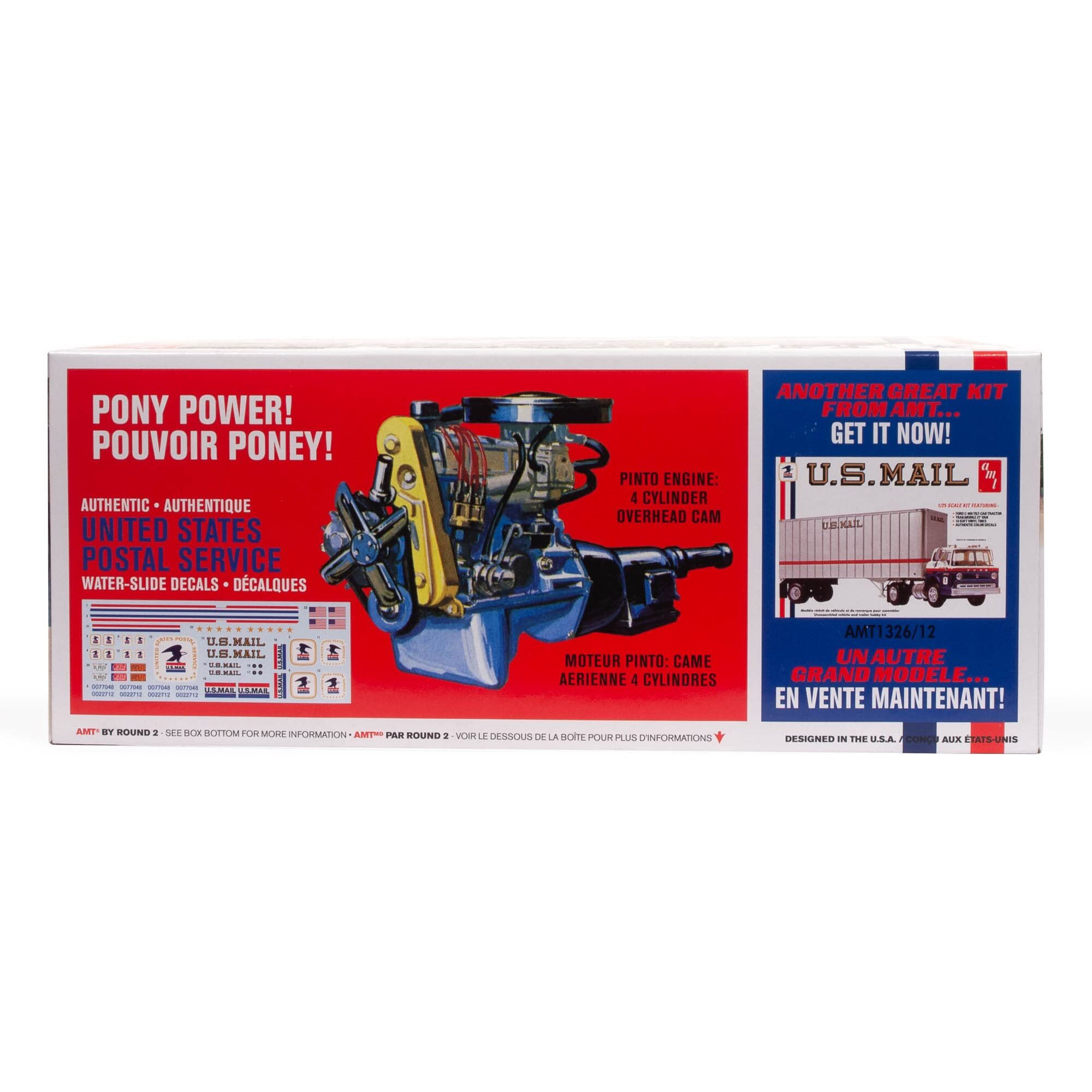 Skill 2 Model Kit 1977 Ford Pinto &quotUnited States Postal Service (USPS)" 1/25 Scale Model by AMT