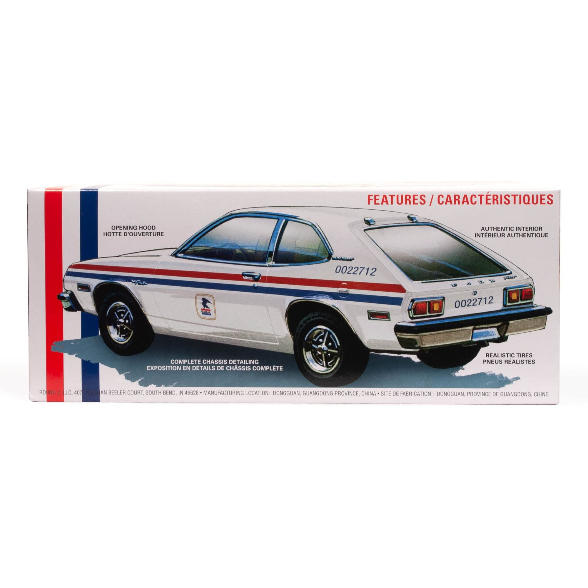 Skill 2 Model Kit 1977 Ford Pinto &quotUnited States Postal Service (USPS)" 1/25 Scale Model by AMT