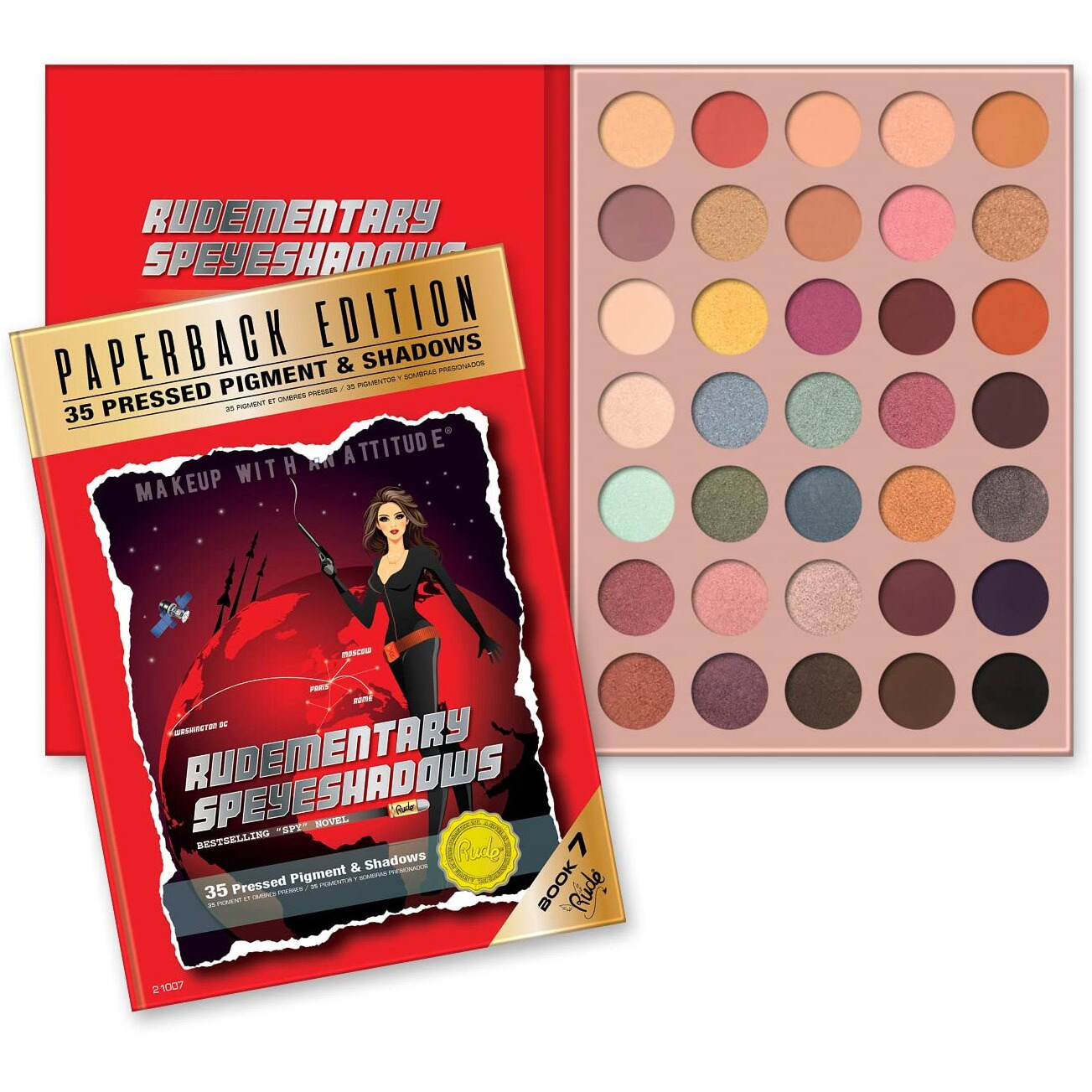 RUDE Rudementary Speyeshadows Palette - Paperback Edition(D0102H2BPc7)