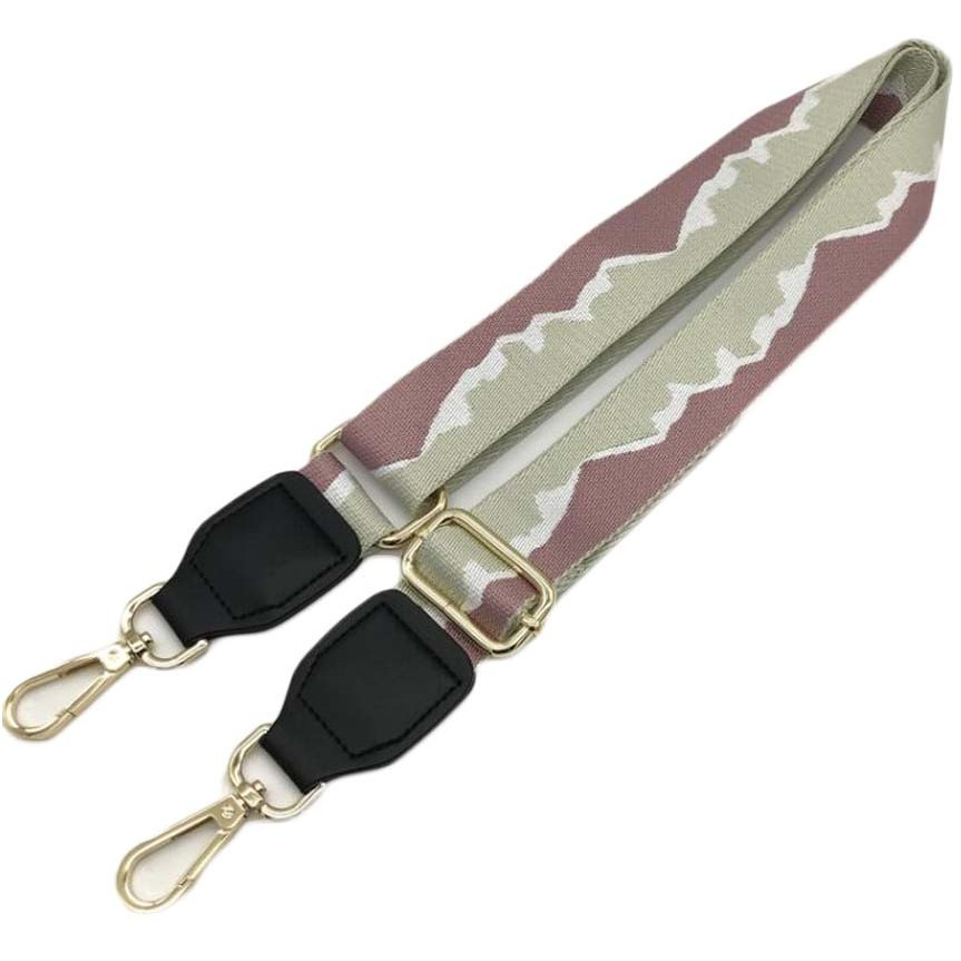 Pink Khaki Replacement Adjustable Bag Strap Wide Crossbody Shoulder Strap Messenger Bag Purse Handbag Belt