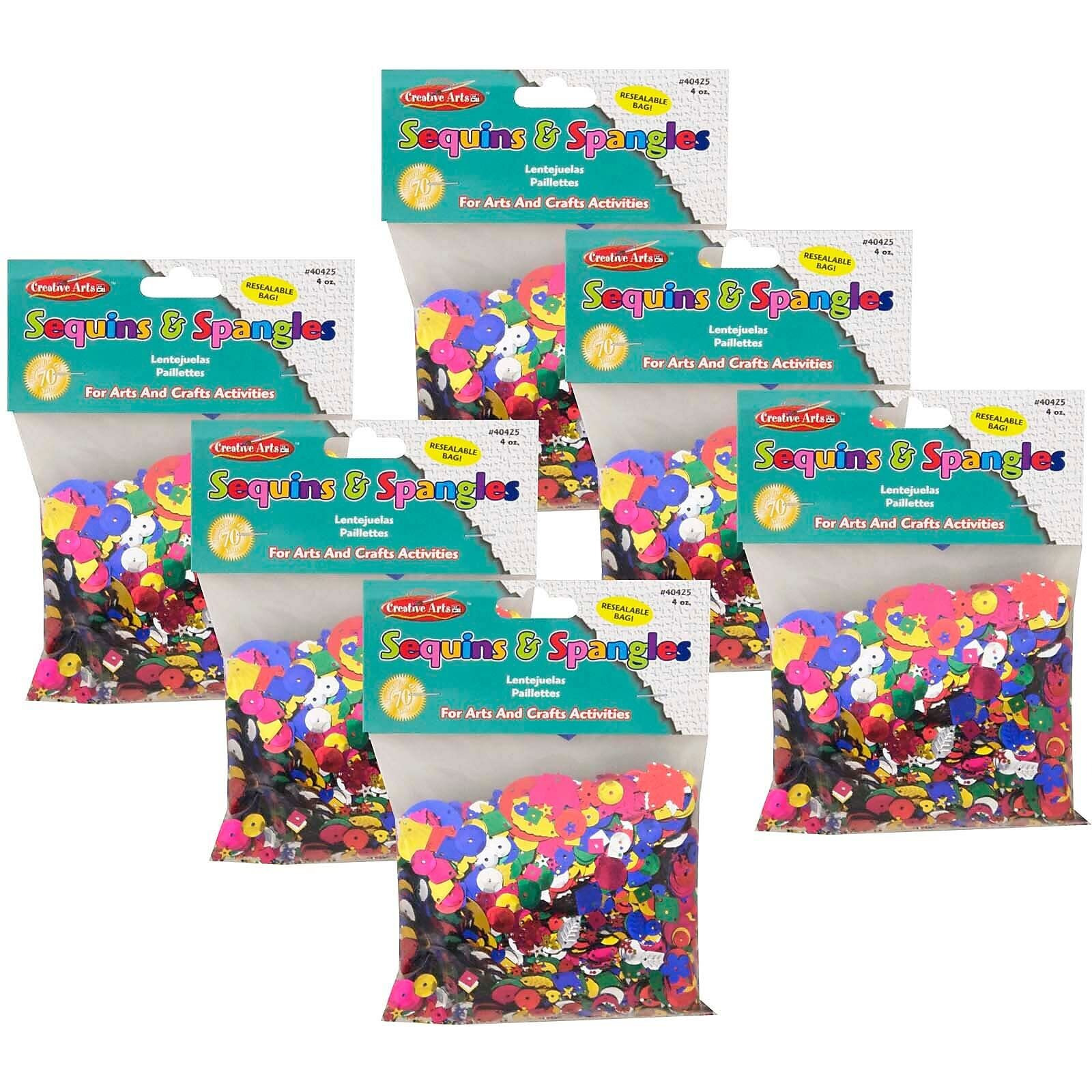 (6 PK) SEQUINS & SPANGLES 4 OZ