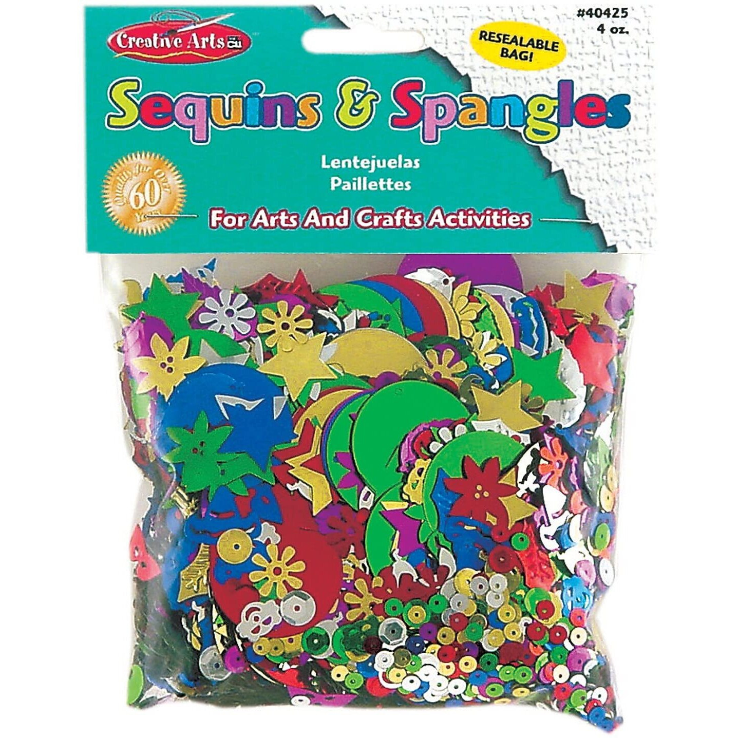 (6 PK) SEQUINS & SPANGLES 4 OZ