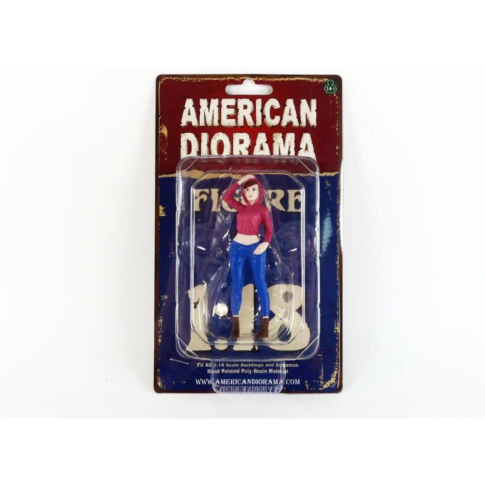 &quotGirls Night Out" Jessie Figurine for 1/18 Scale Models by American Diorama