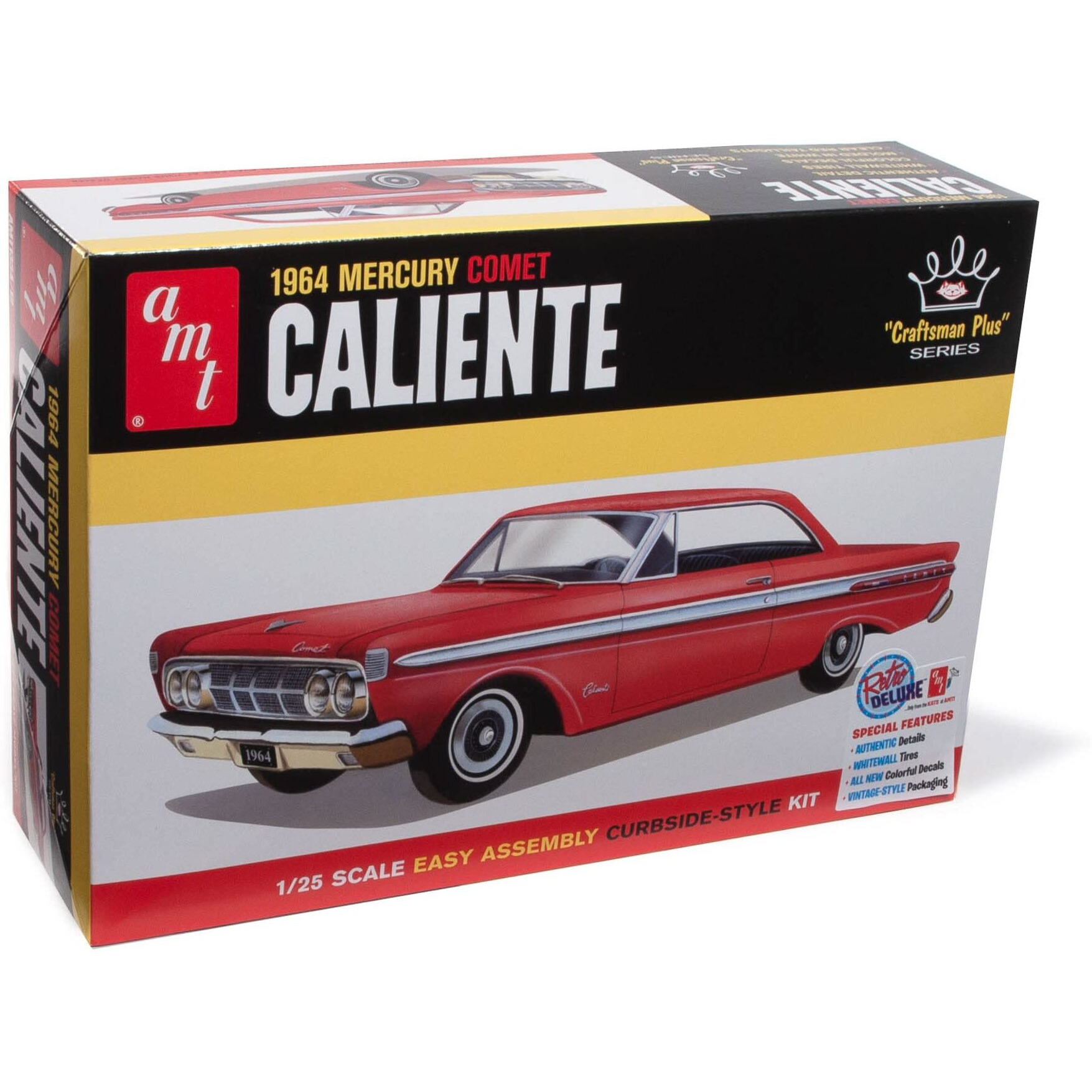Skill 2 Model Kit 1964 Mercury Comet Caliente &quotCraftsman Plus" Series 1/25 Scale Model by AMT