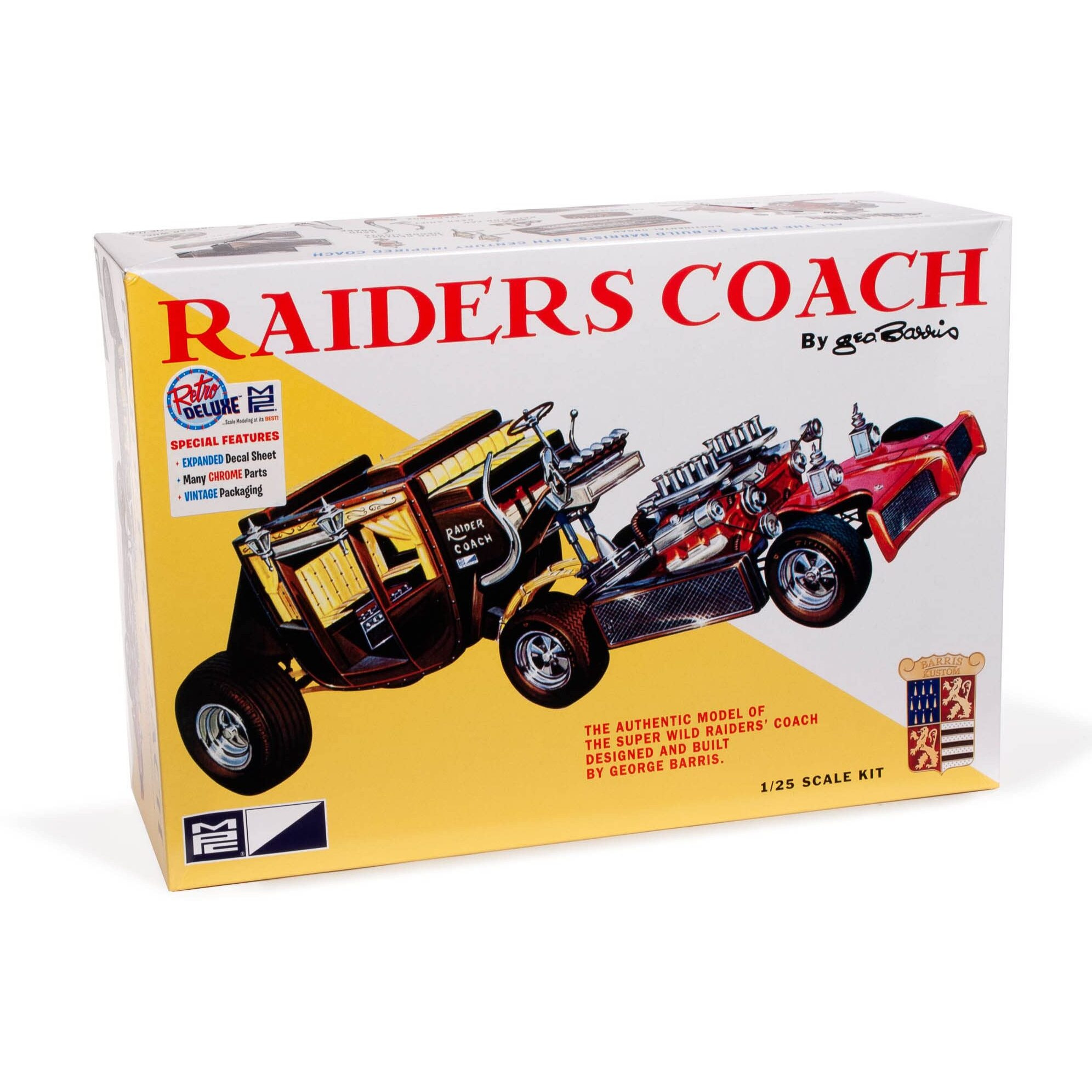 Skill 2 Model Kit George Barris' Super Wild Raiders' Coach 1/25 Scale Model by MPC