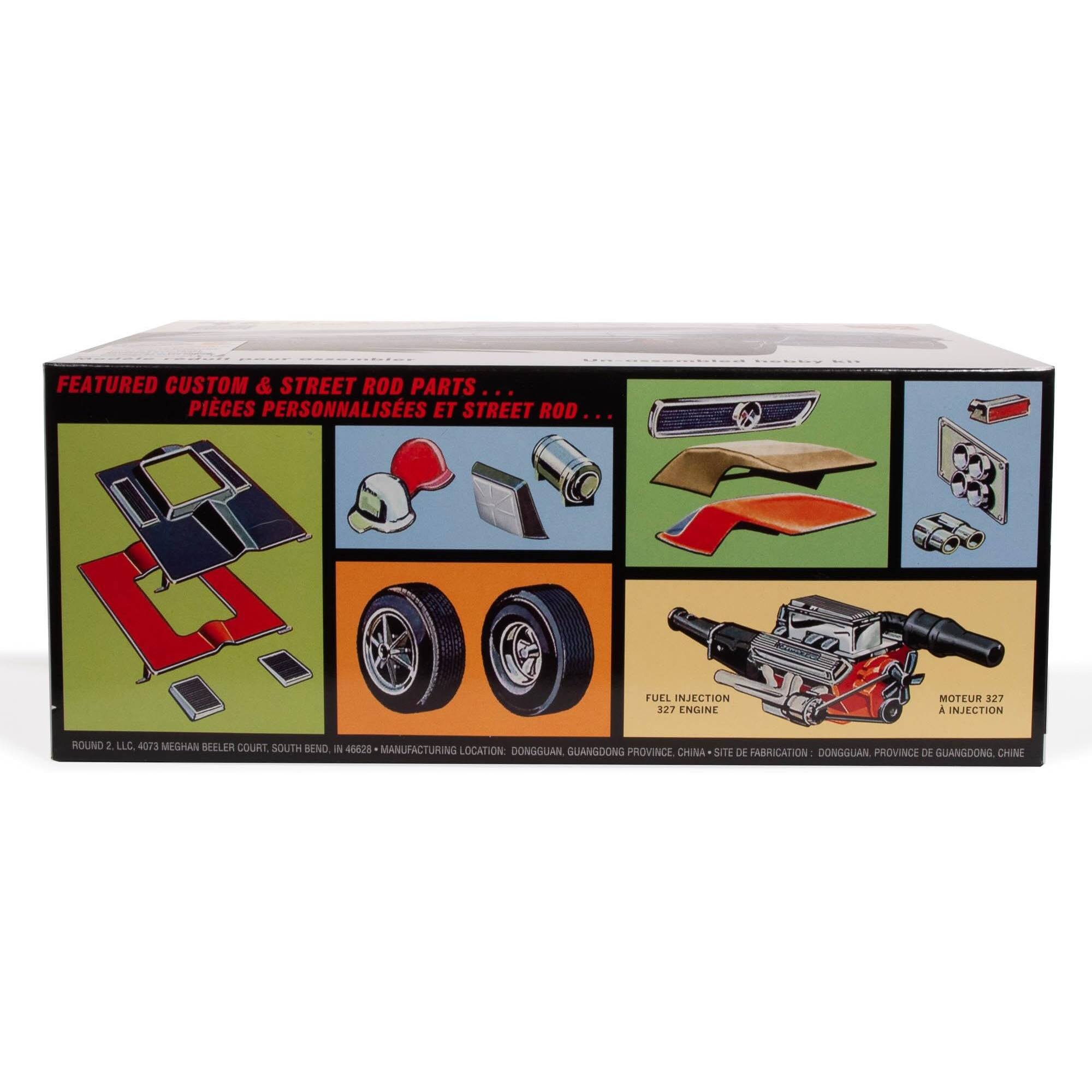 Skill 2 Model Kit 1963 Chevrolet Corvette Convertible 3-in-1 Kit 1/25 Scale Model by AMT