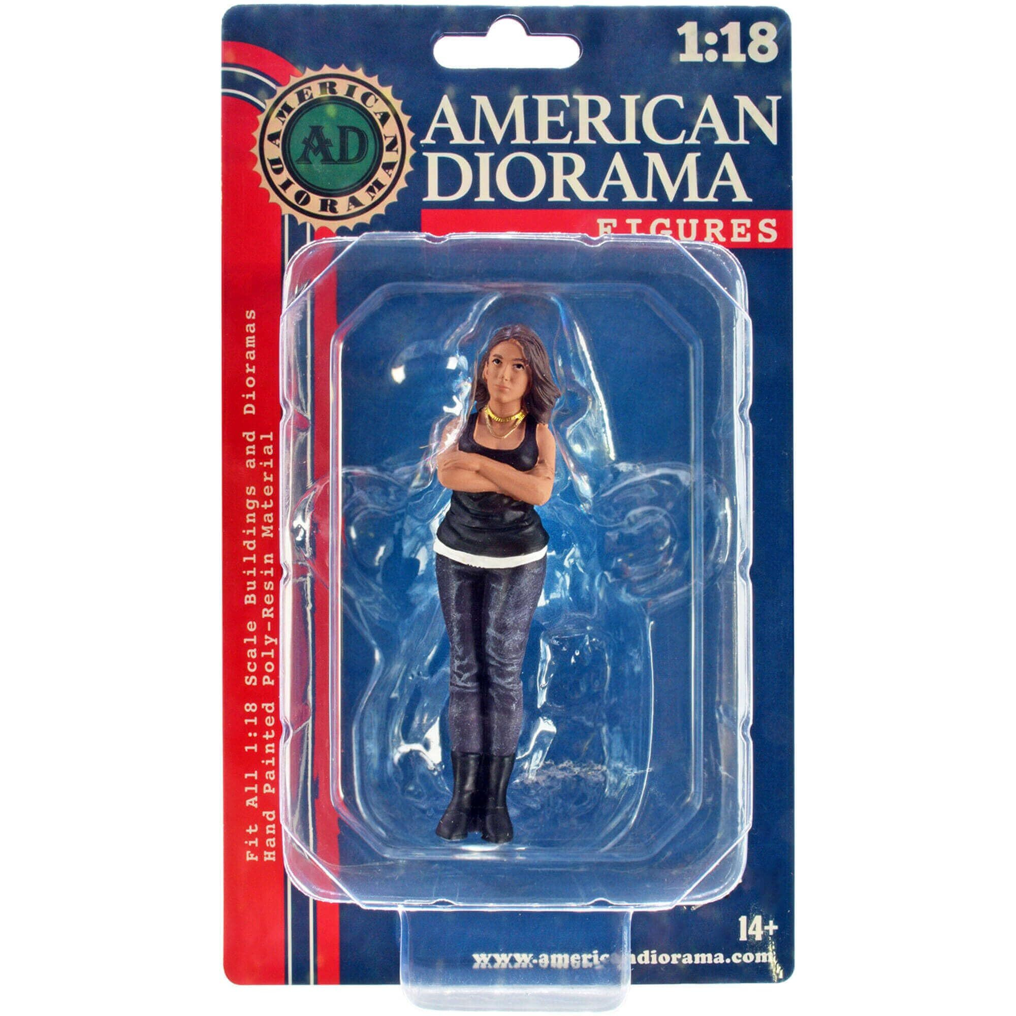 &quotCar Meet 3" Figure 2 for 1/18 Scale Models by American Diorama