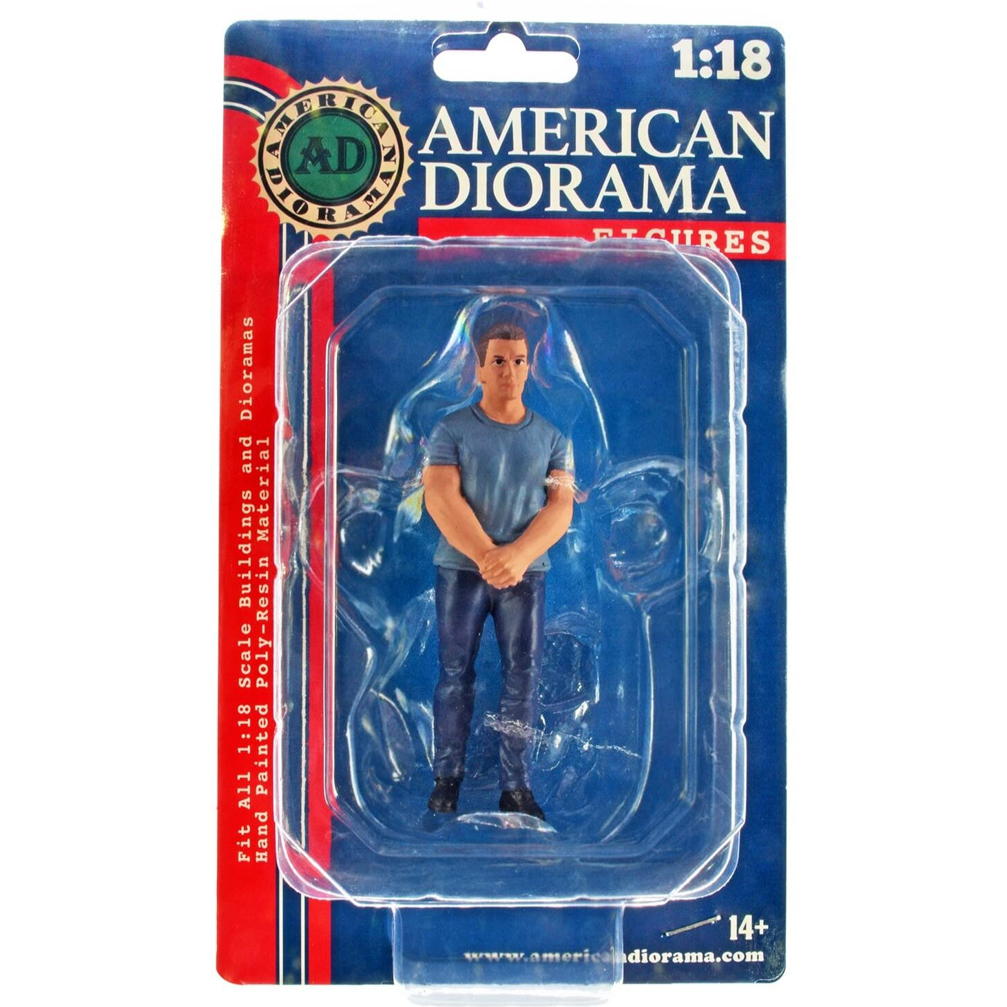 &quotCar Meet 3" Figure 4 for 1/18 Scale Models by American Diorama