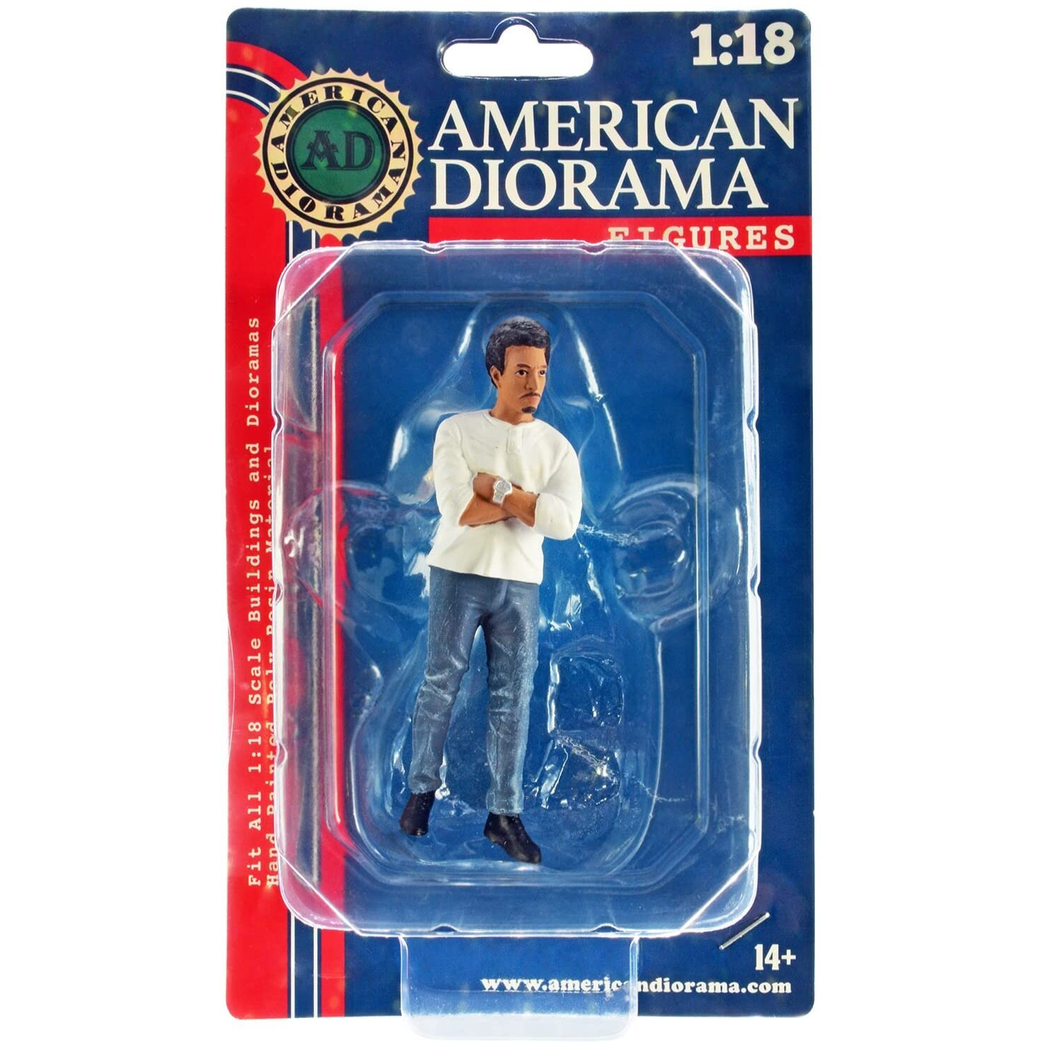 &quotCar Meet 3" Figure 8 for 1/18 Scale Models by American Diorama