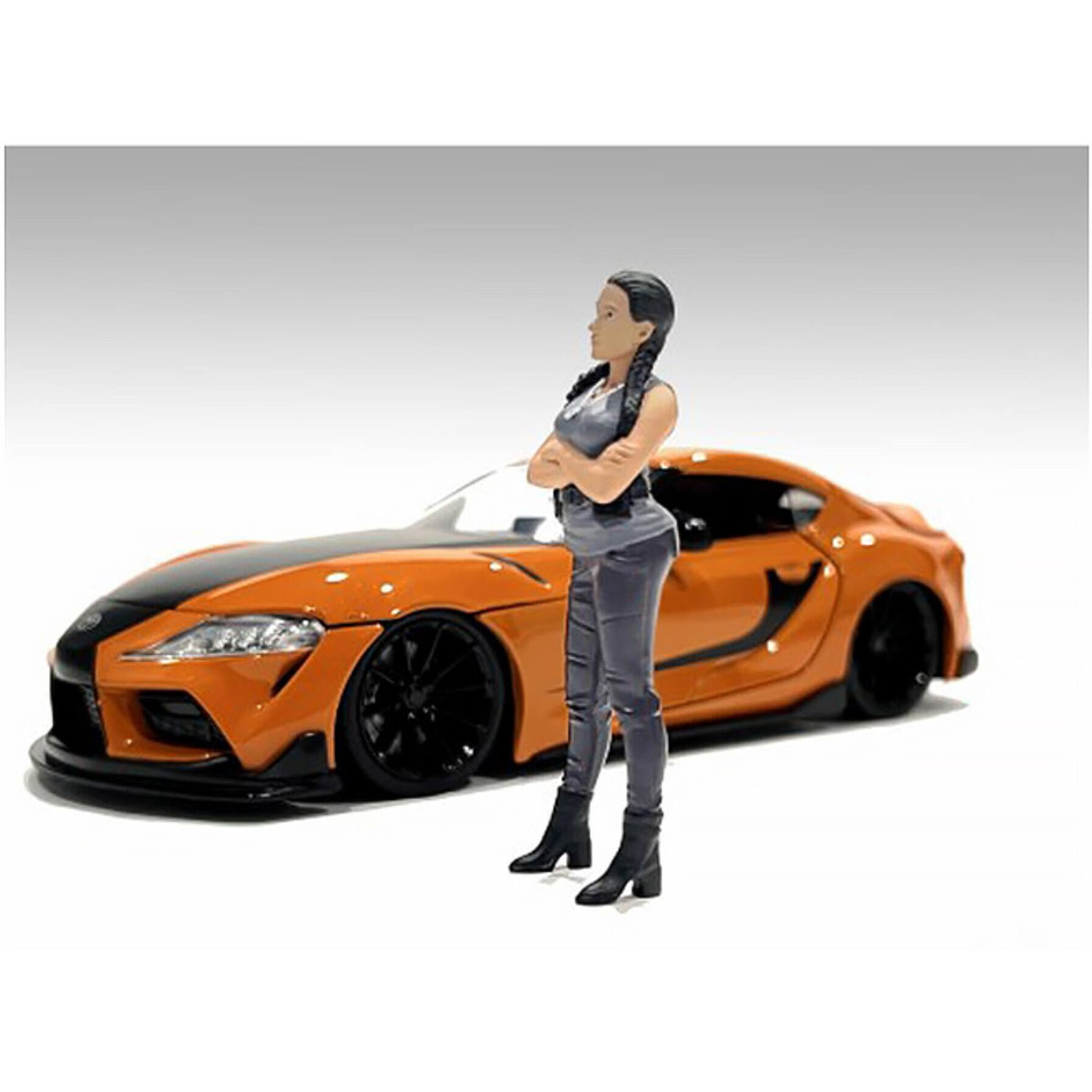 &quotCar Meet 3" Figurine 7 for 1/24 Scale Models by American Diorama
