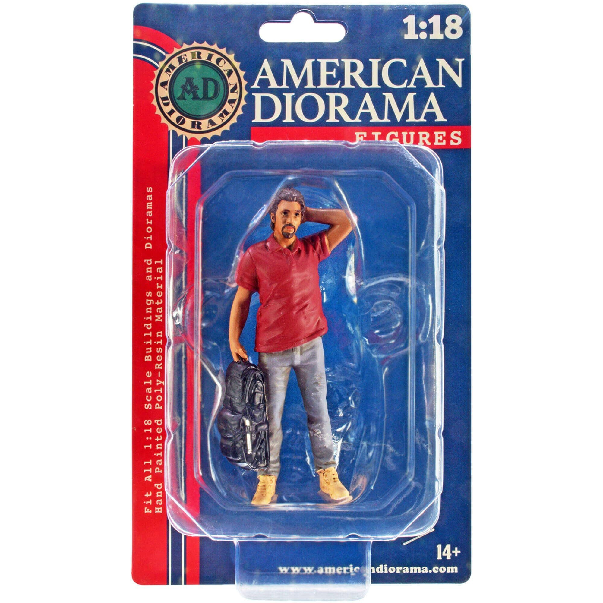 &quotCampers" Figure 4 for 1/18 Scale Models by American Diorama