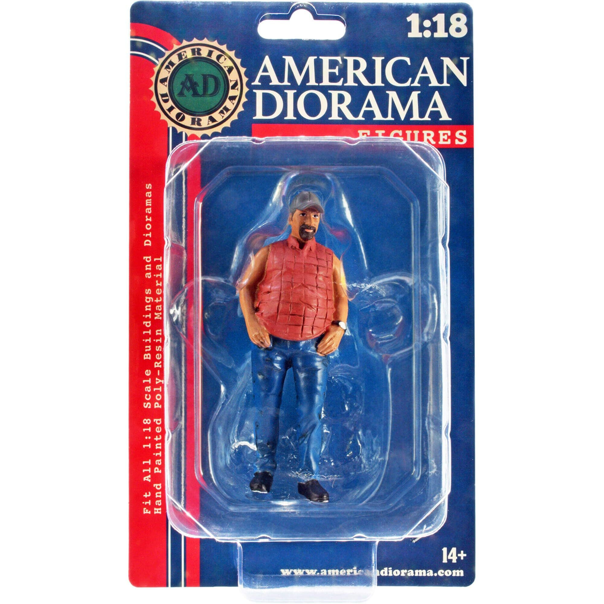 &quotCampers" Figure 1 for 1/18 Scale Models by American Diorama