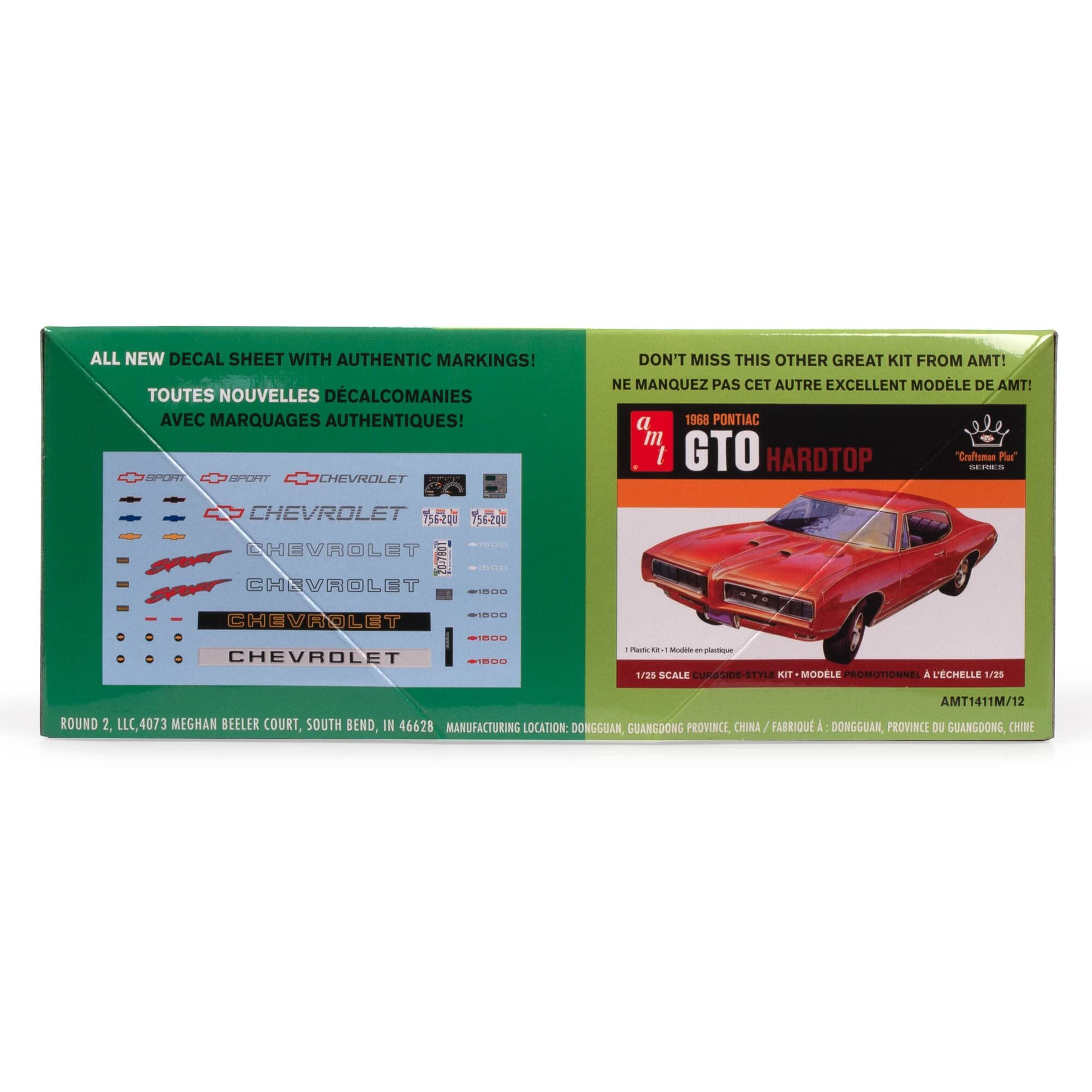 Skill 2 Model Kit 1992 Chevrolet Silverado C1500 Fleetside Short Bed Pickup Truck &quotEasy Build" 1/25 Scale Model by AMT
