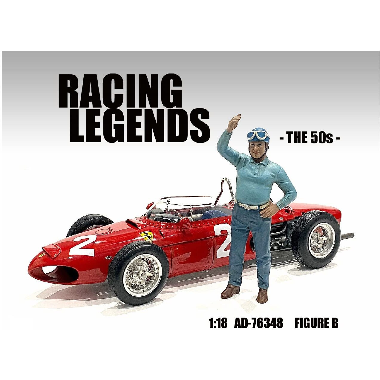 &quotRacing Legends&quot 50's Figure B for 1/18 Scale Models by American Diorama