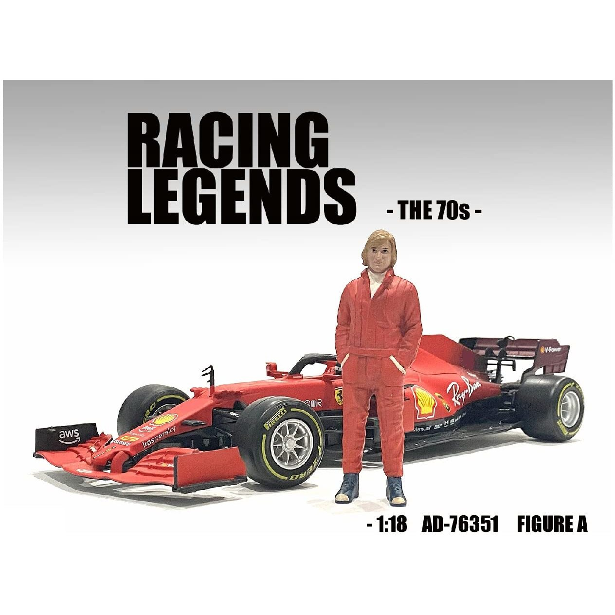 &quotRacing Legends" 70's Figure A for 1/18 Scale Models by American Diorama