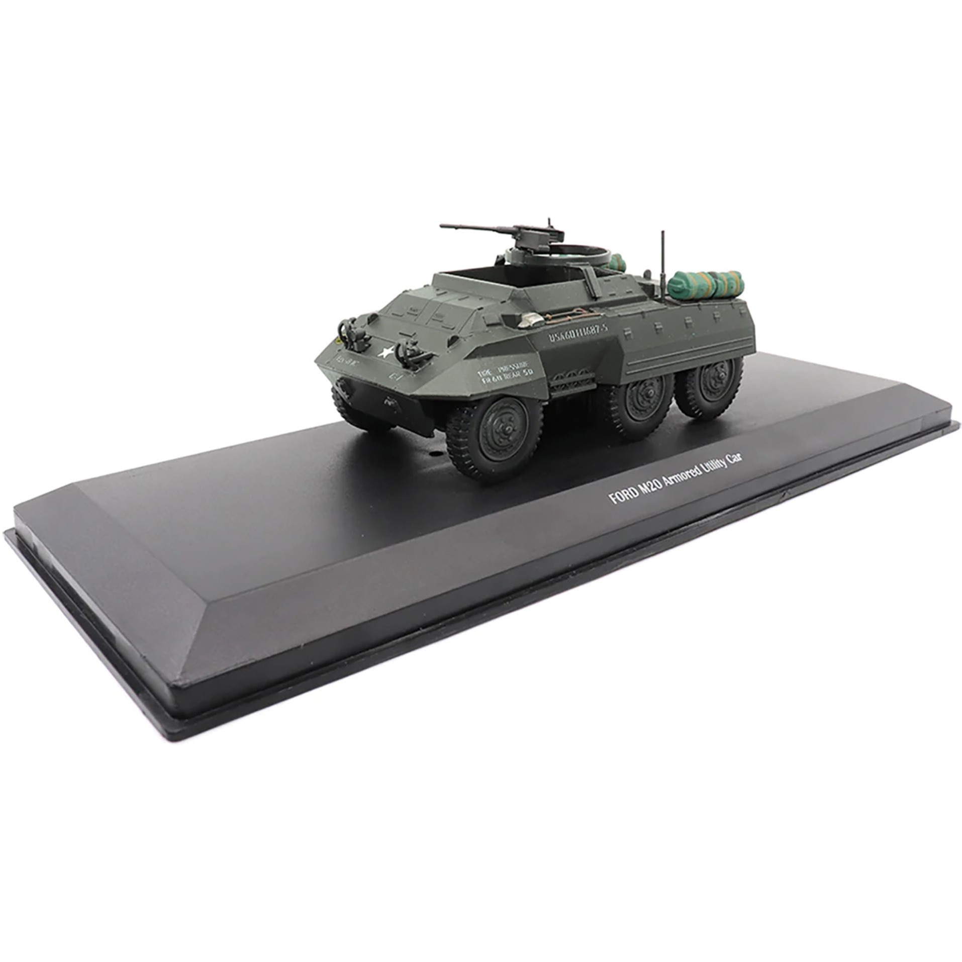 Ford M20 Armored Utility Car Olive Drab &quotUnited States Army" 1/43 Diecast Model by Militaria Die Cast