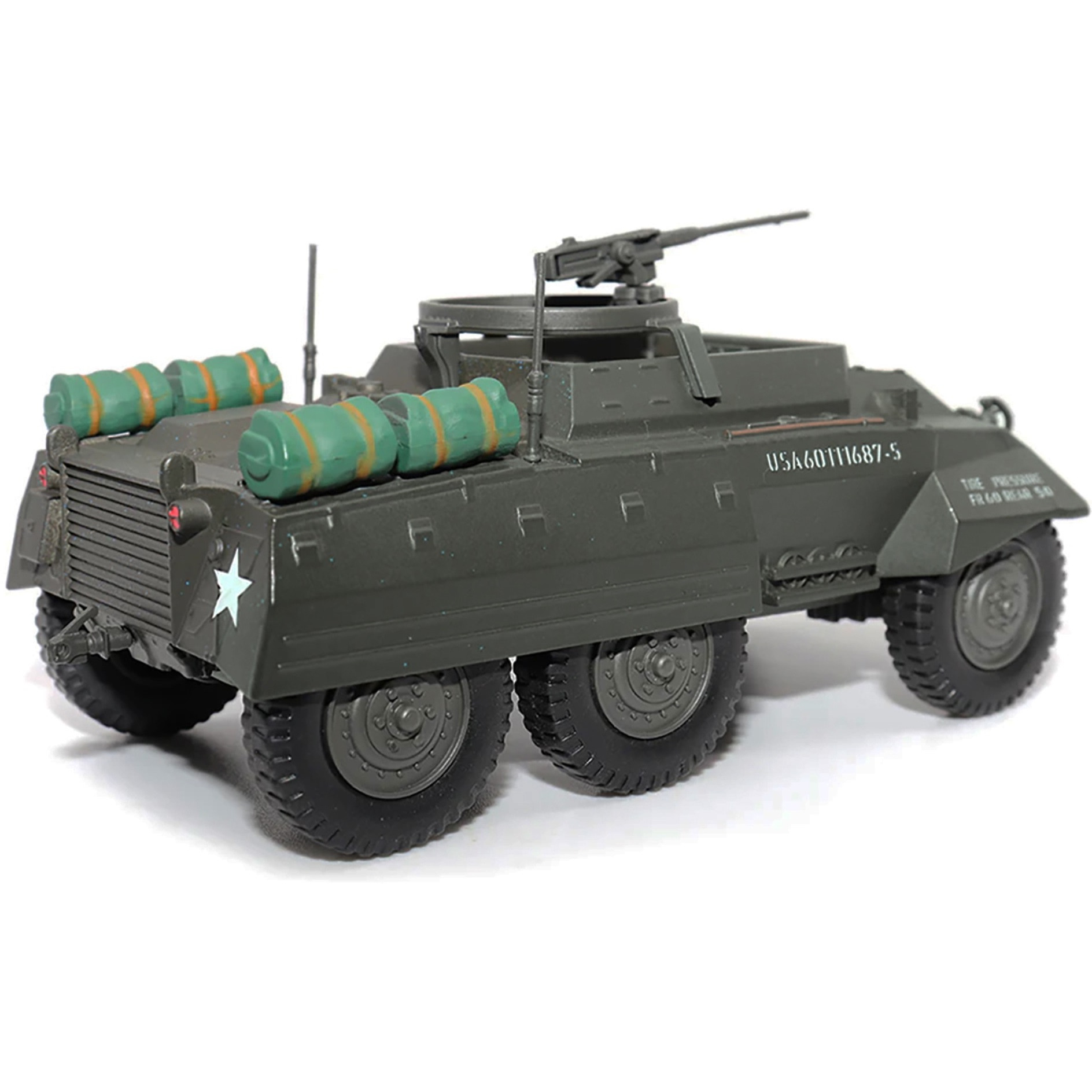 Ford M20 Armored Utility Car Olive Drab &quotUnited States Army" 1/43 Diecast Model by Militaria Die Cast