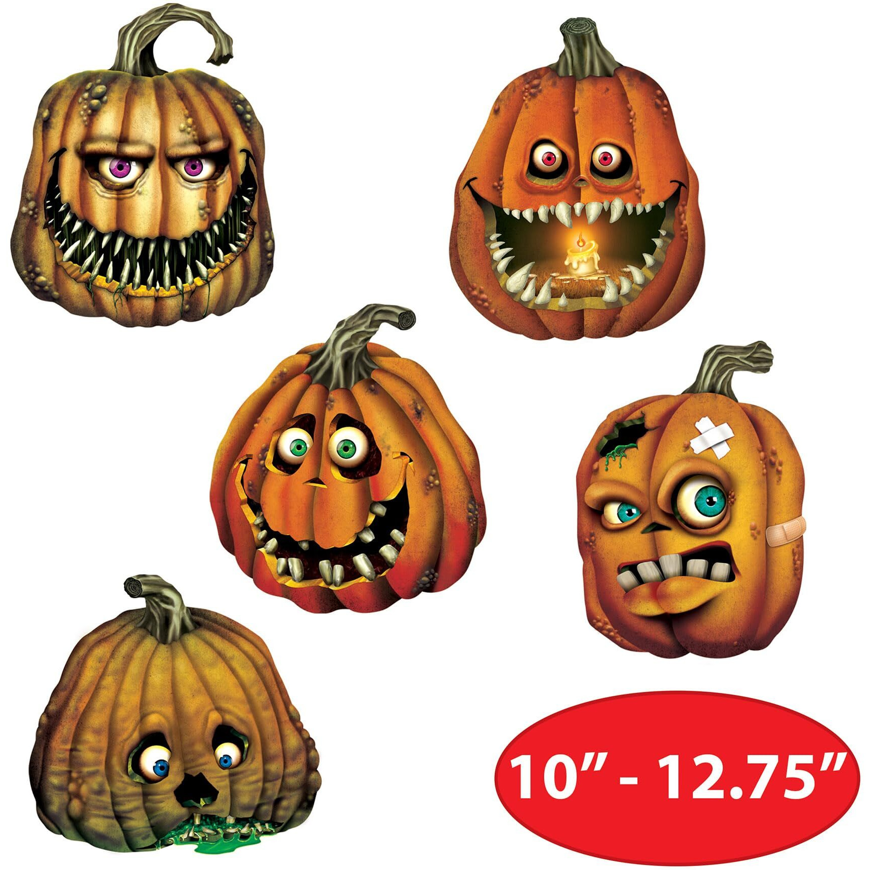 Creepy Jack-O-Lantern Cutouts