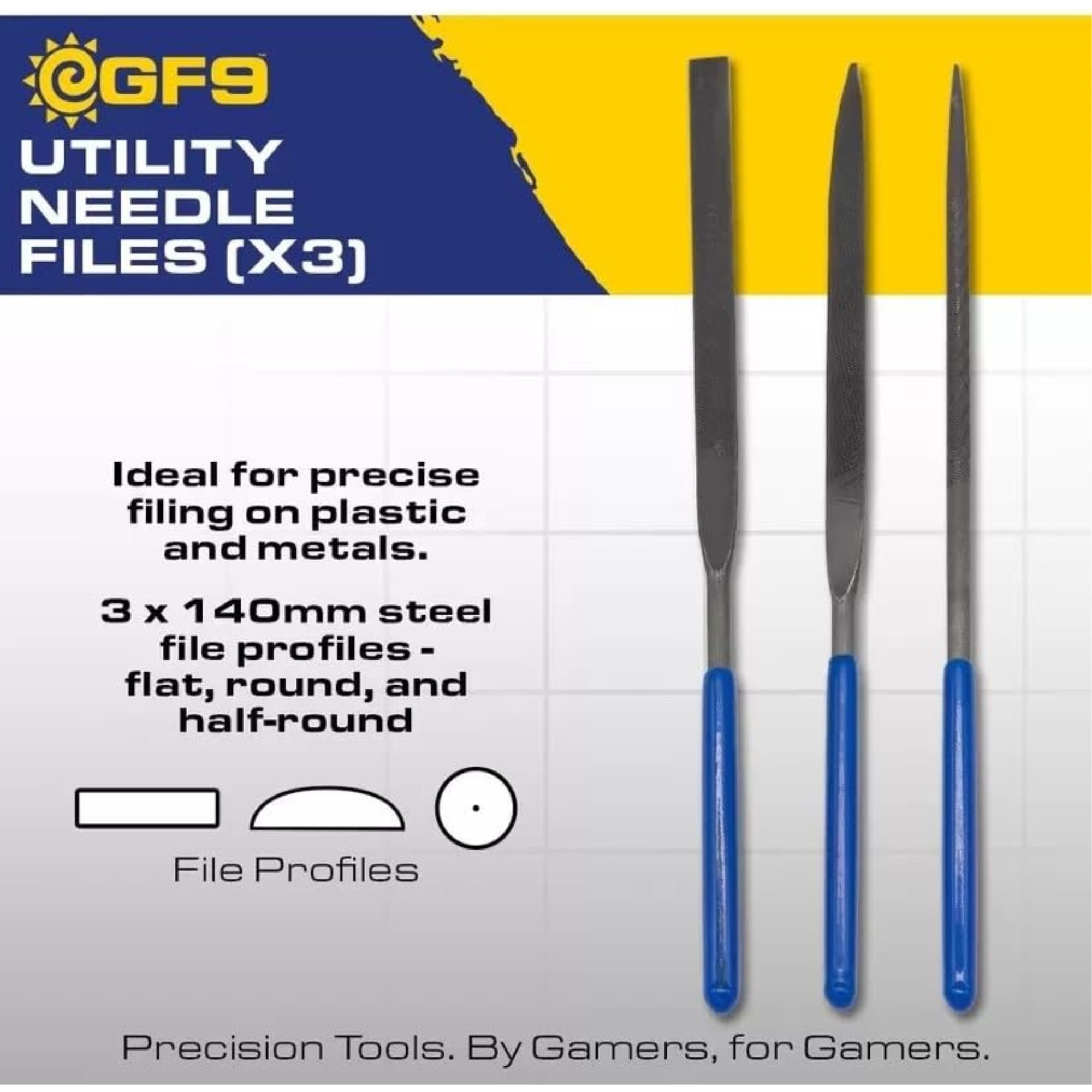 Gale Force 9 Hobby Tools Utility Needle Files