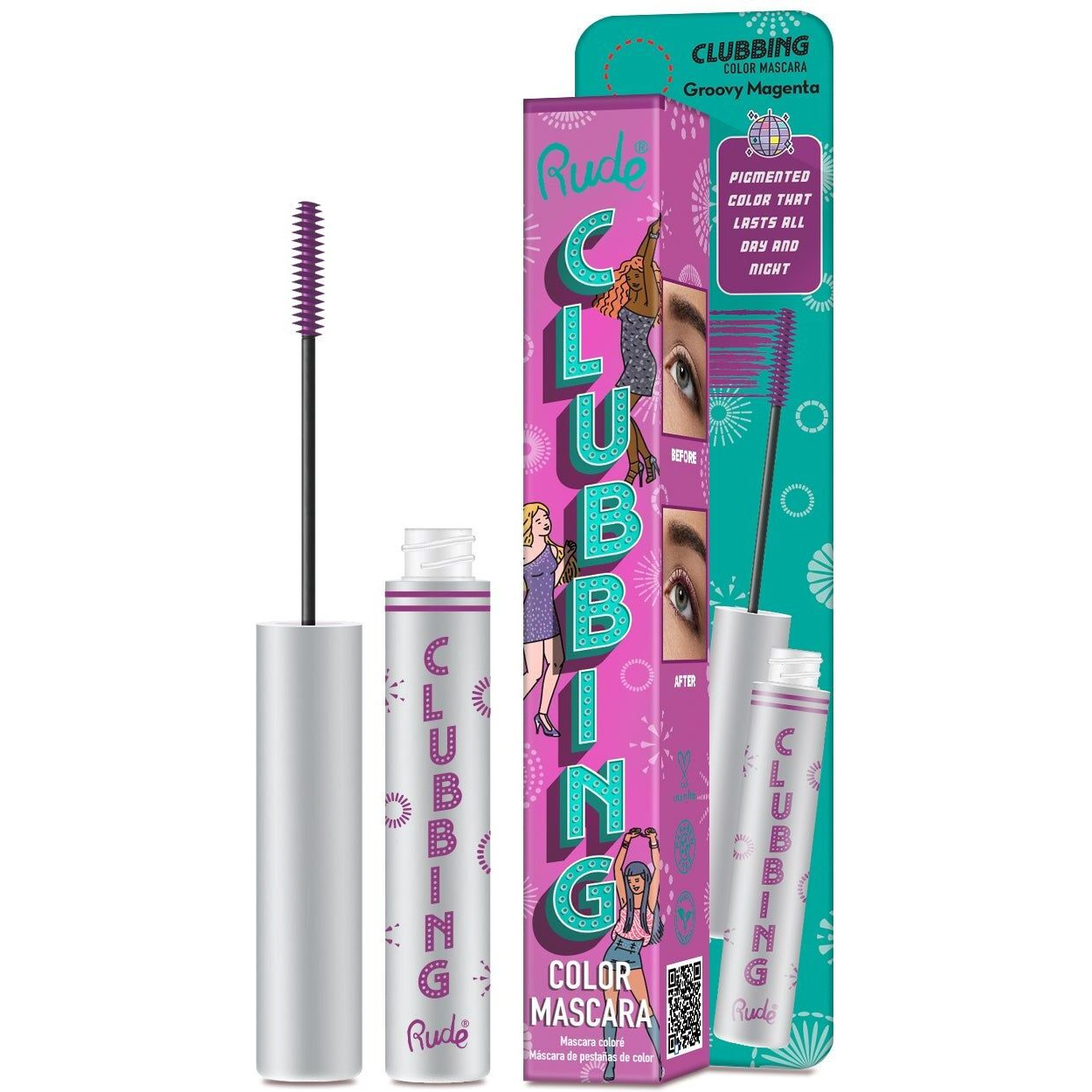 RUDE clubbing color Mascara(D0102H2B71g)