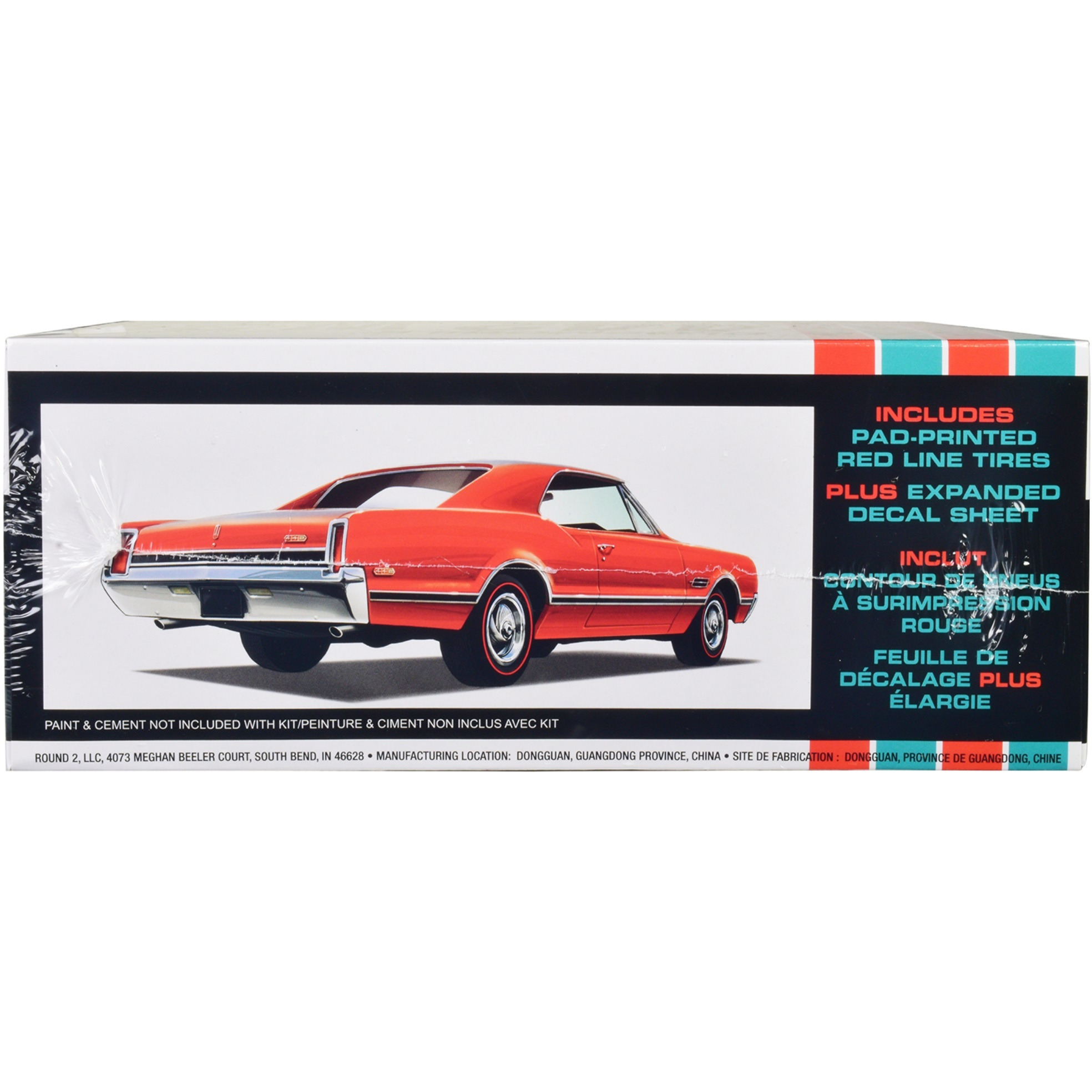 Skill 2 Model Kit 1966 Oldsmobile 442 W-30 Hardtop 1/25 Scale Model by AMT