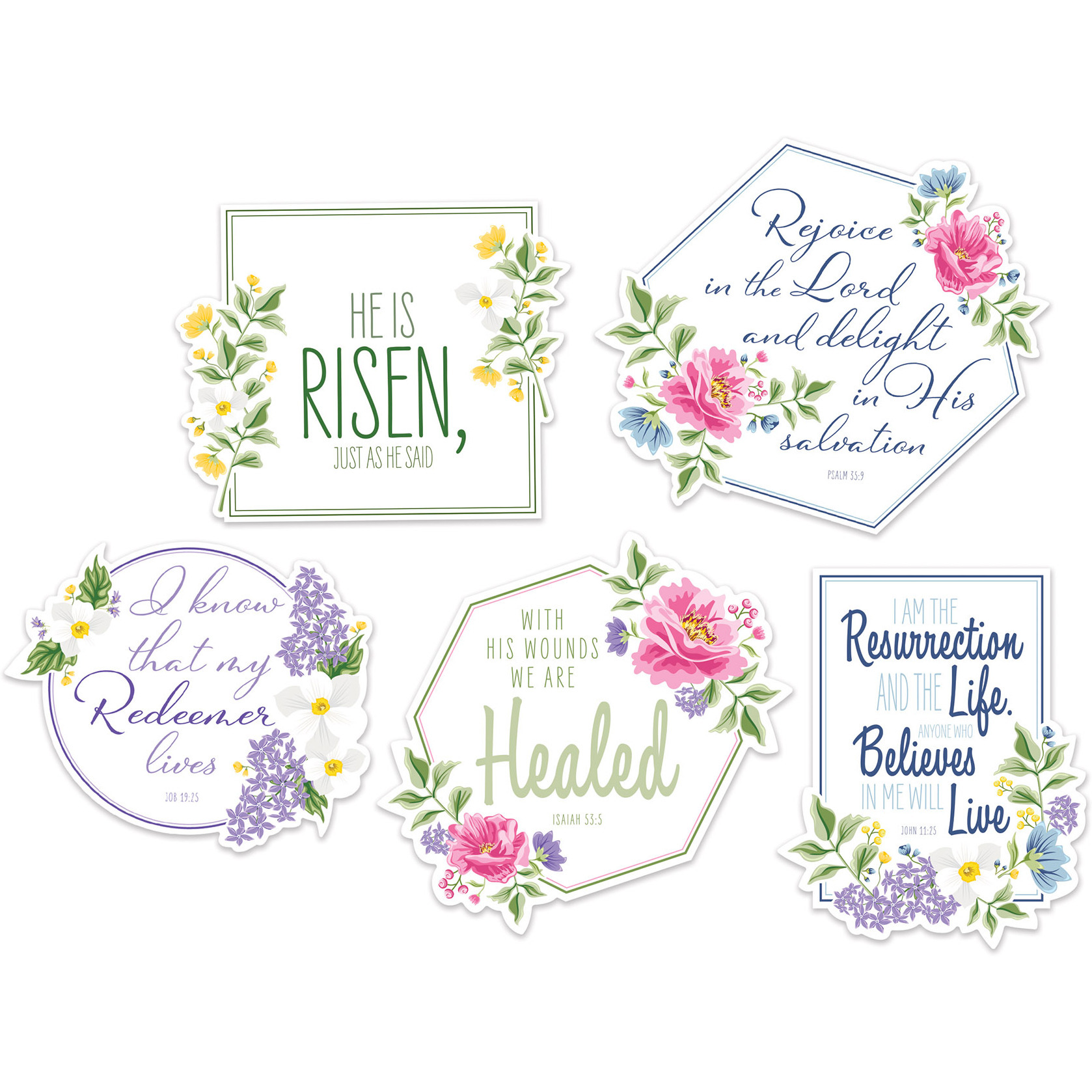 He Is Risen Cutouts