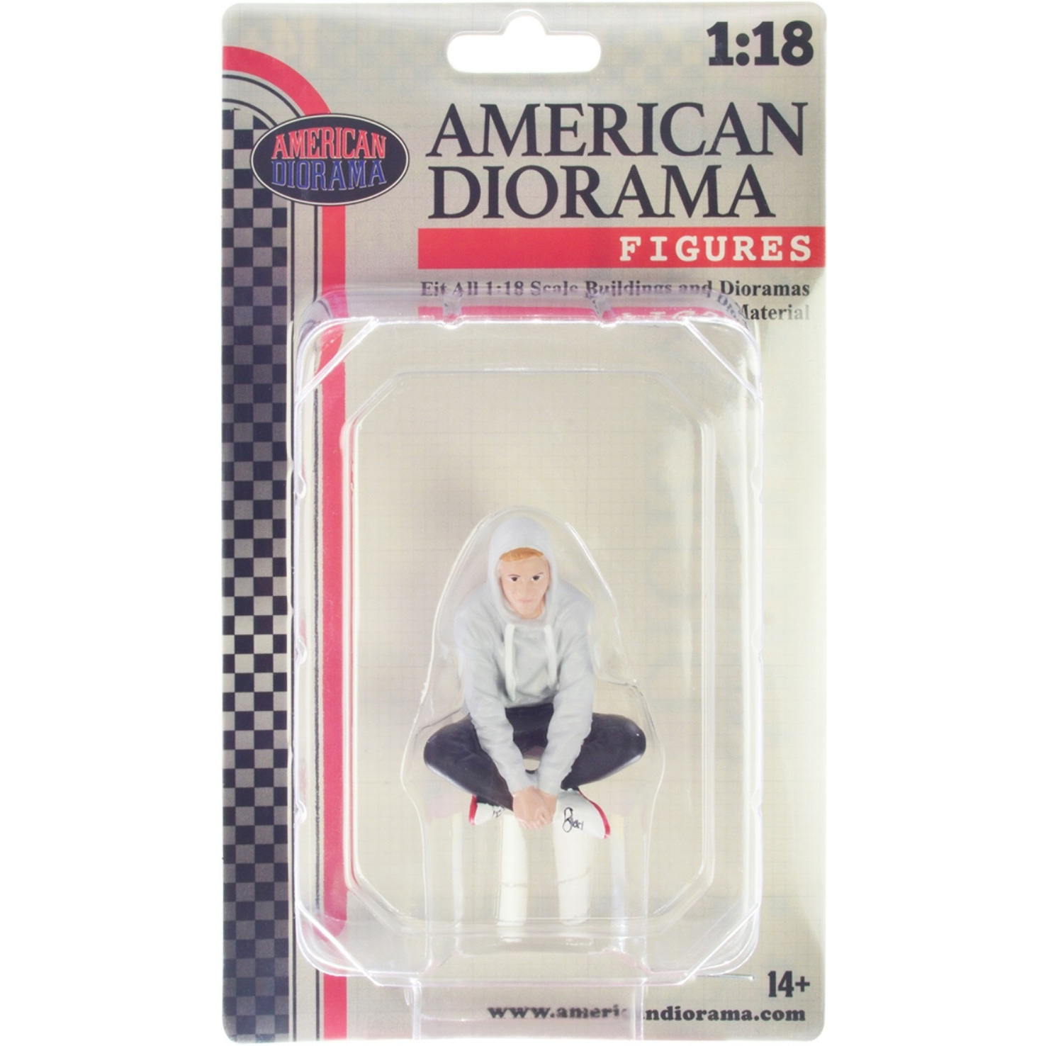 &quotFigure18 Series 1" Figure 704 for 1/18 Scale Models by American Diorama