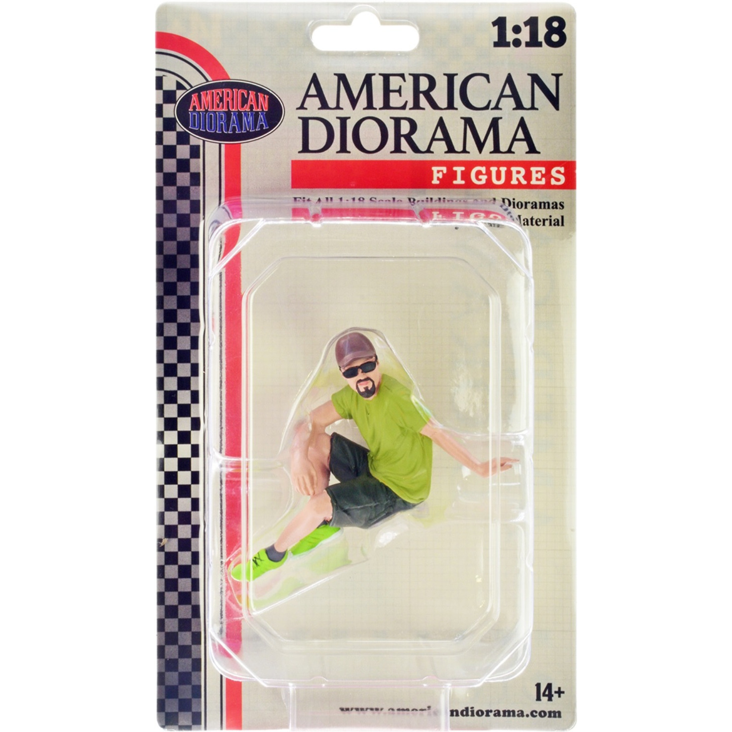 &quotFigure18 Series 1" Figure 701 for 1/18 Scale Models by American Diorama