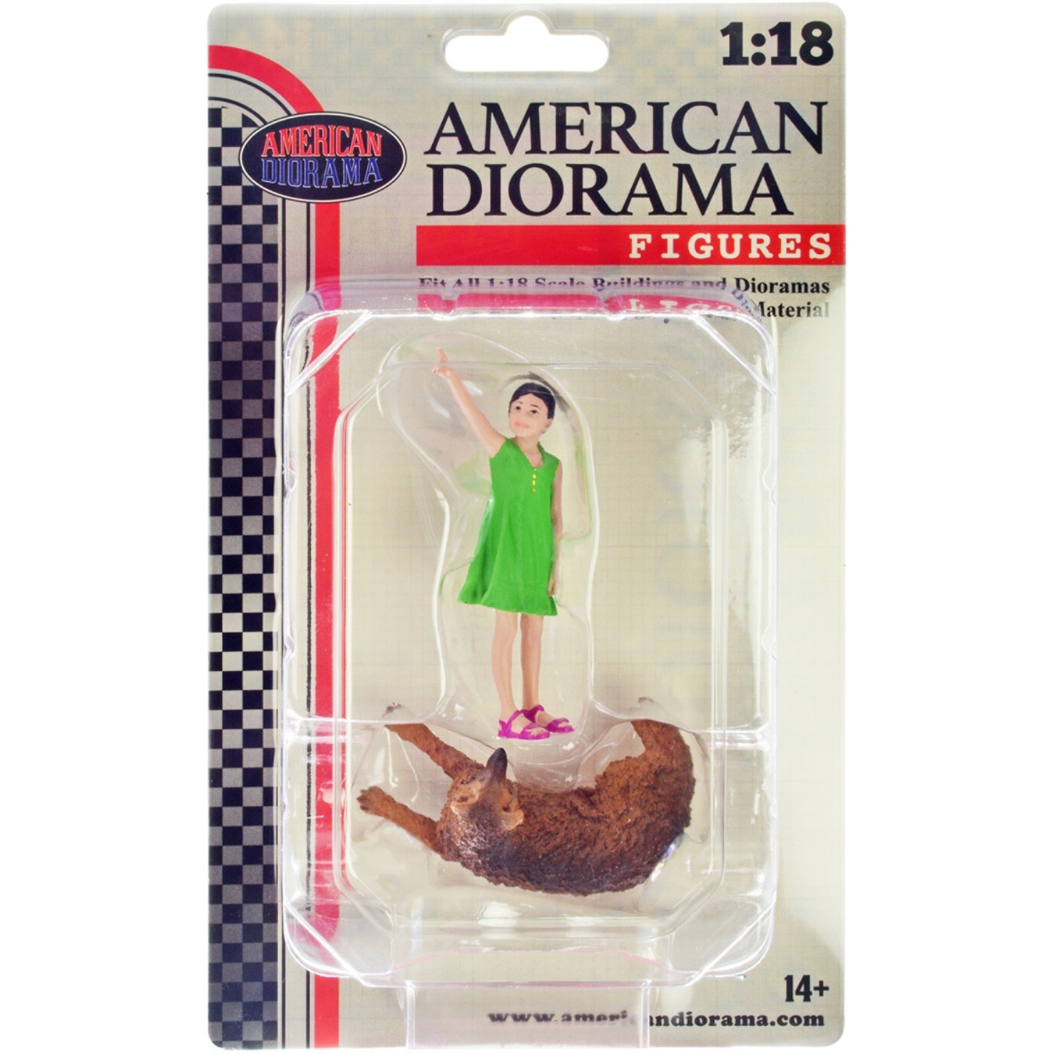 &quotFigure18 Series 1" Figure 703 Set of 2 pieces for 1/18 Scale Models by American Diorama