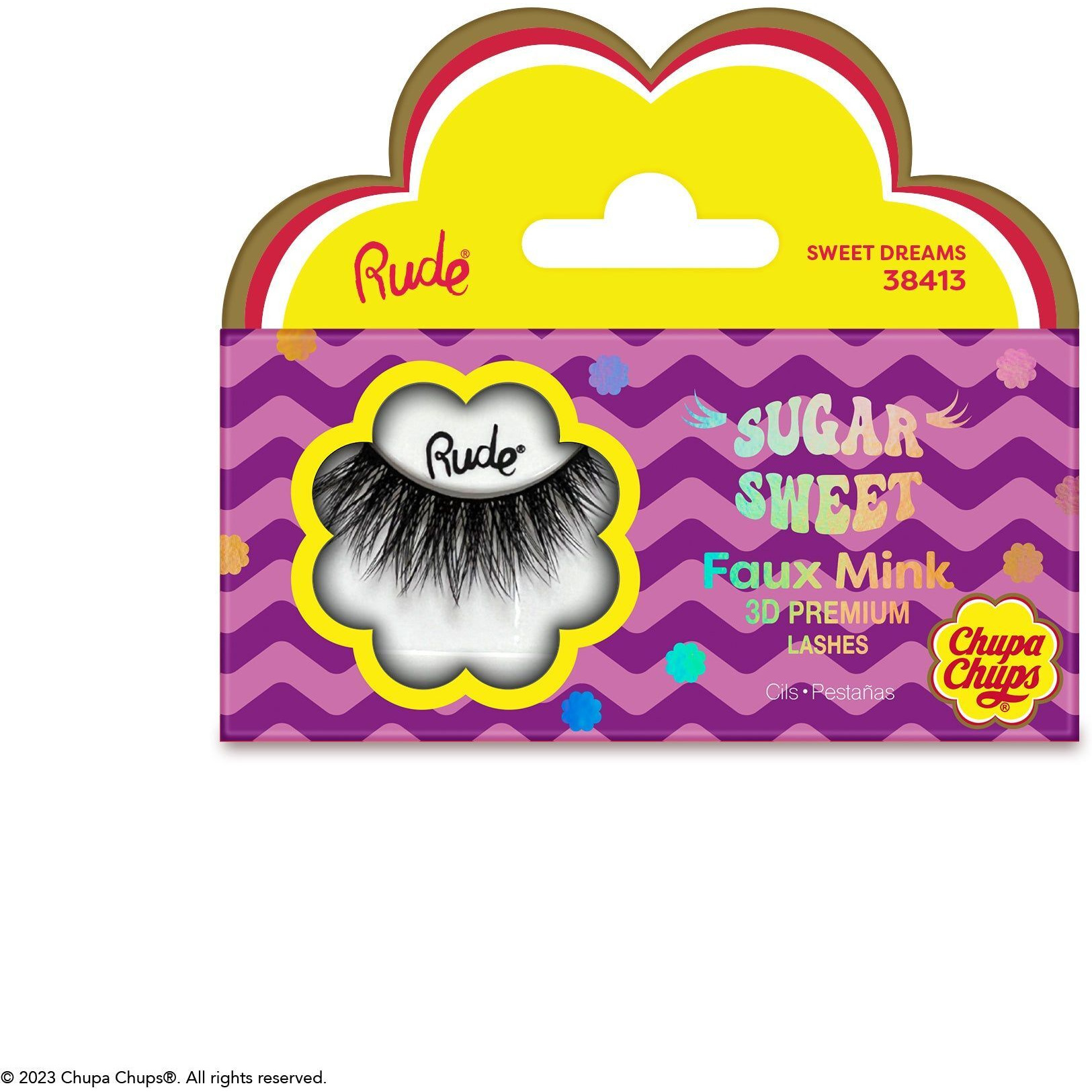 RUDE chupa chups Sugar Sweet Faux Mink Lashes(D0102H2BR6V)