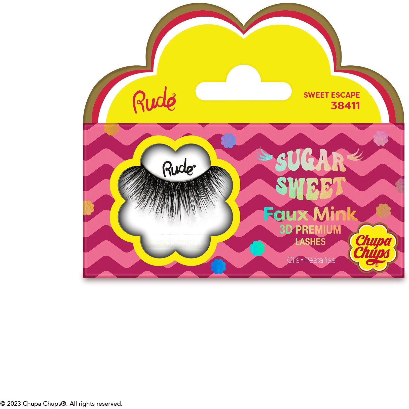 RUDE chupa chups Sugar Sweet Faux Mink Lashes(D0102H2BR1U)