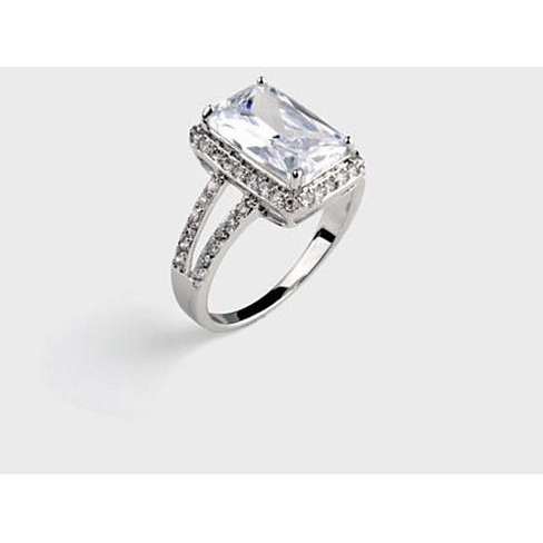 Purity classic Ring In Emerald Shape(D0102HEYHRW)