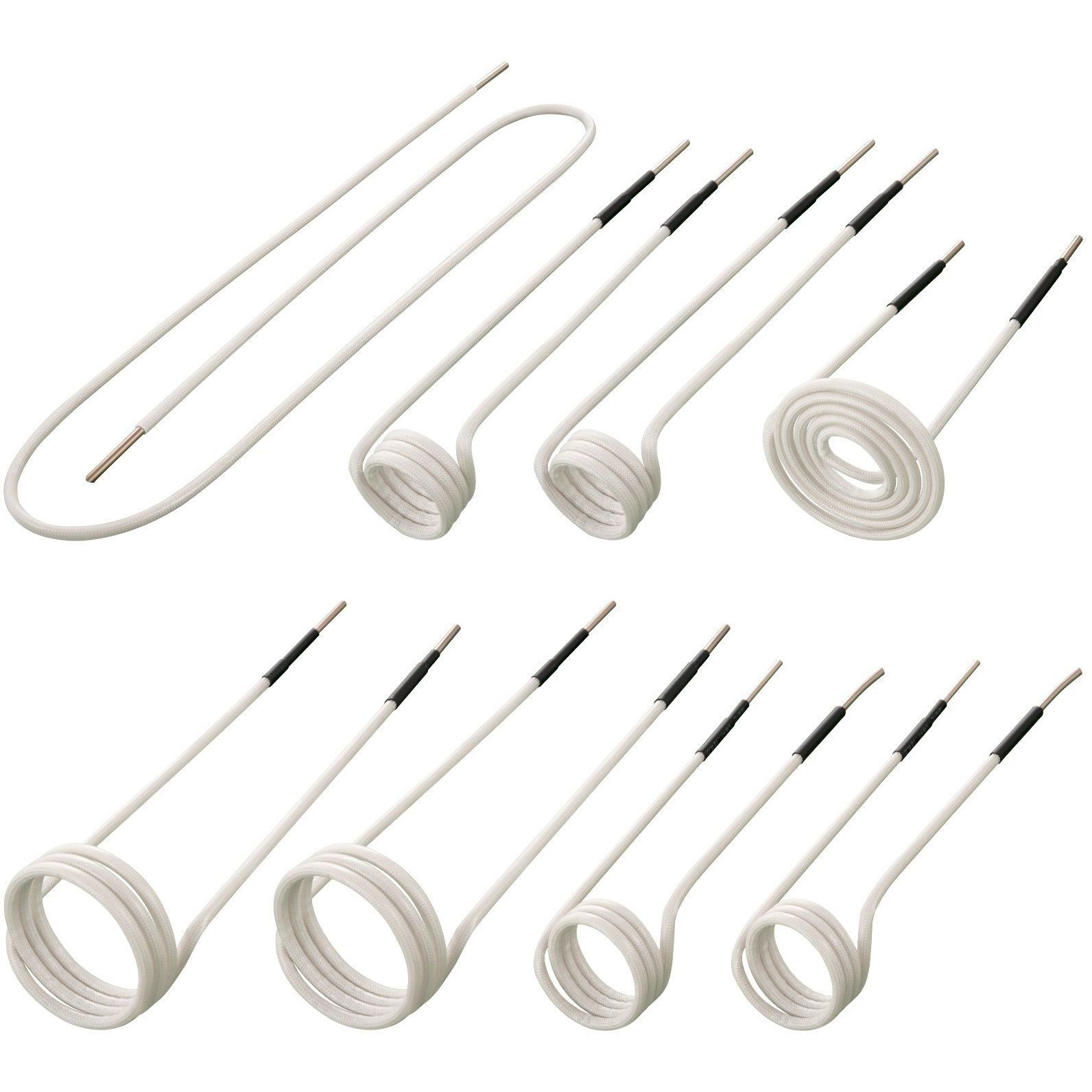 VEVOR Induction Heater Coil Kit 8PCS Most Used Induction Heater Coils with Varying Lengths, Heat Resistant Induction Heater Tool with Flexibility and Long Lifespan For Removing Rusty Bolts and Nuts