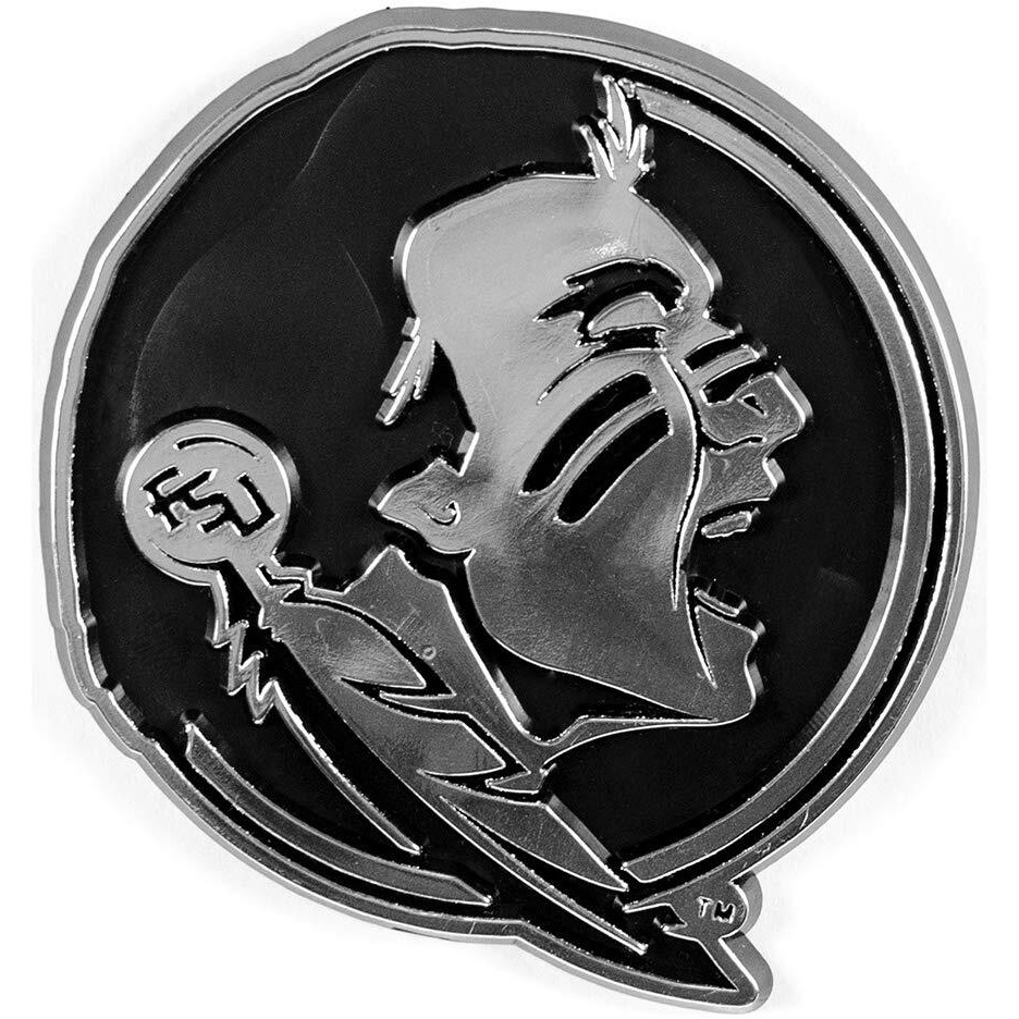 Florida State Seminoles Auto Emblem - Silver