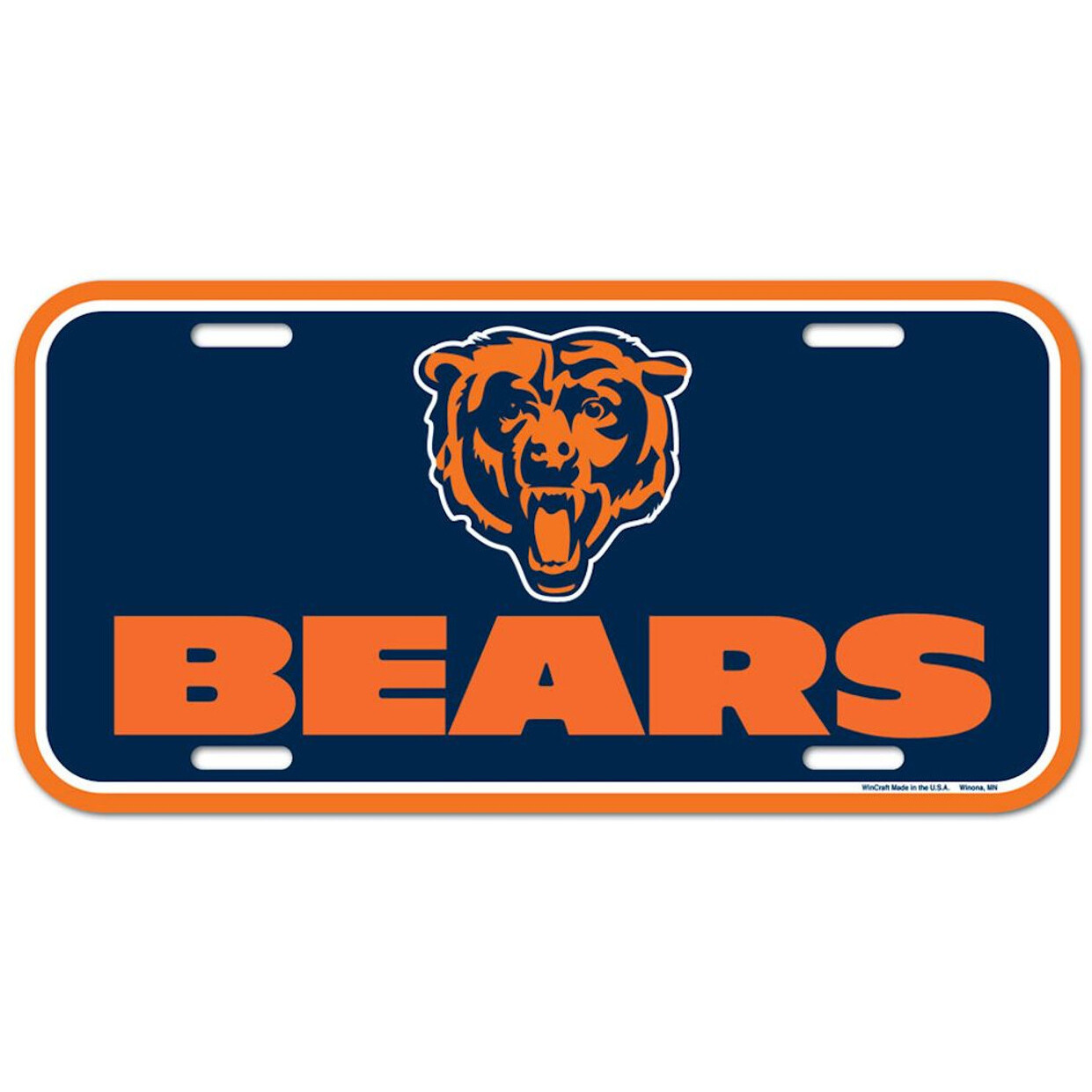 Chicago Bears License Plate
