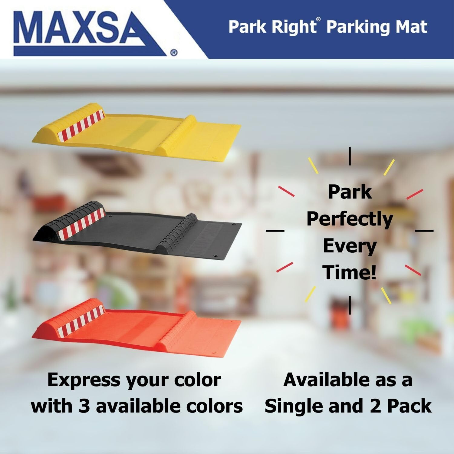 Park Right Parking Mat Yellow