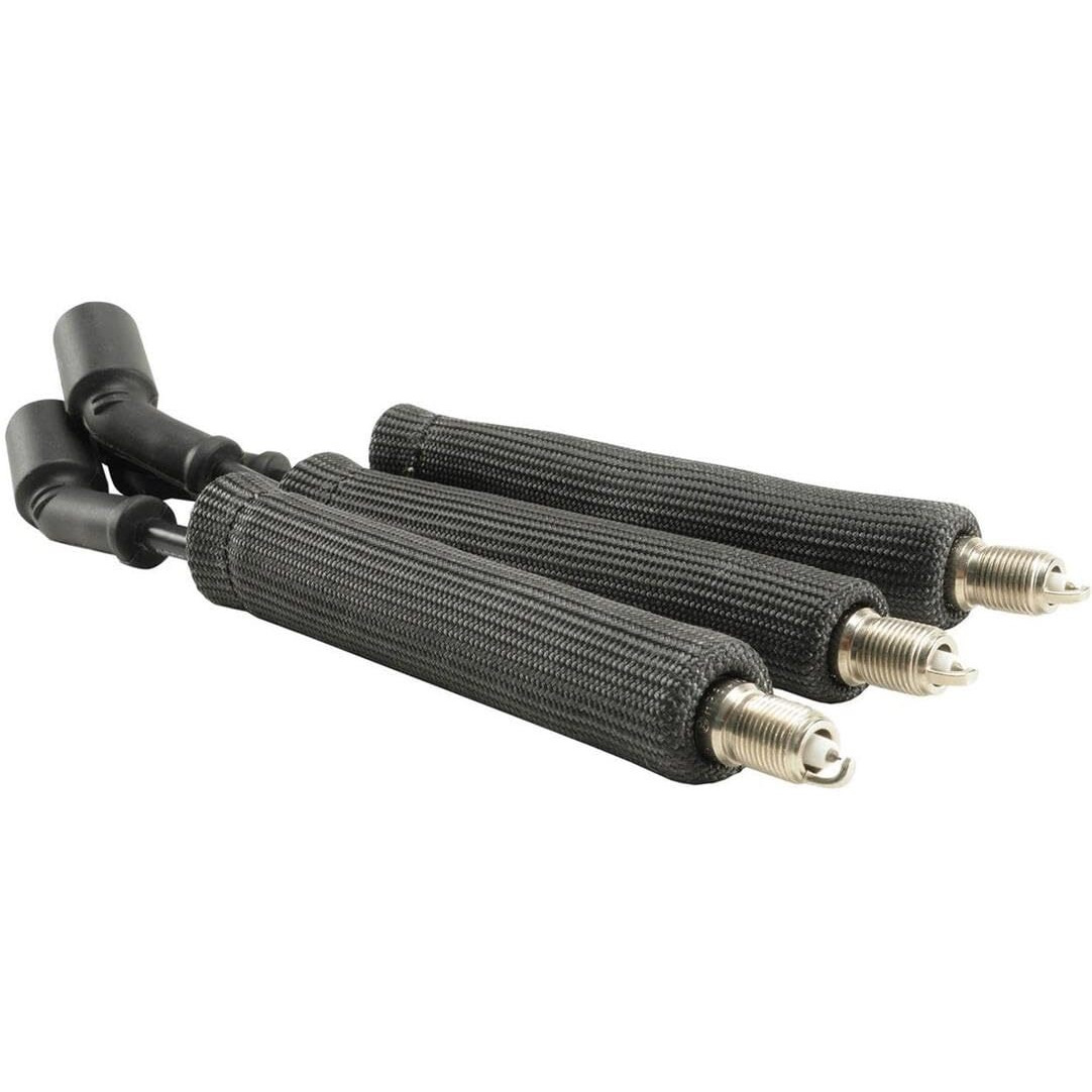 Design Engineering Protect-A-Boot 6 Inch Spark Plug Boot Protectors - Black (2-Pack)