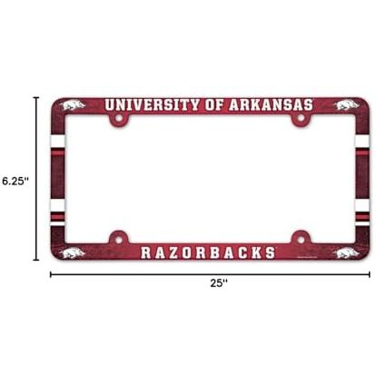 Arkansas Razorbacks License Plate Frame - Full Color