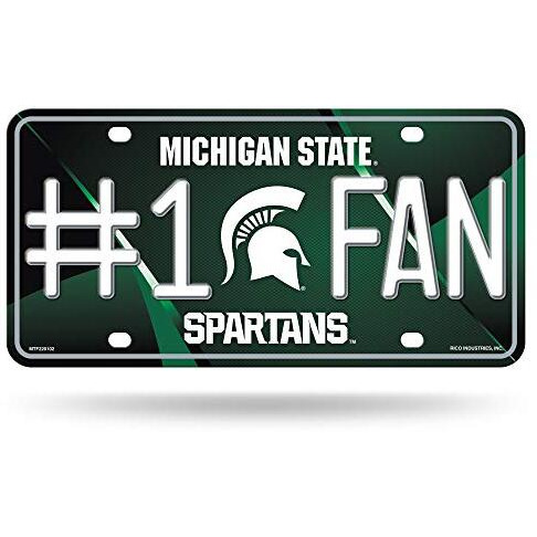 Michigan State Spartans License Plate 1 Fan