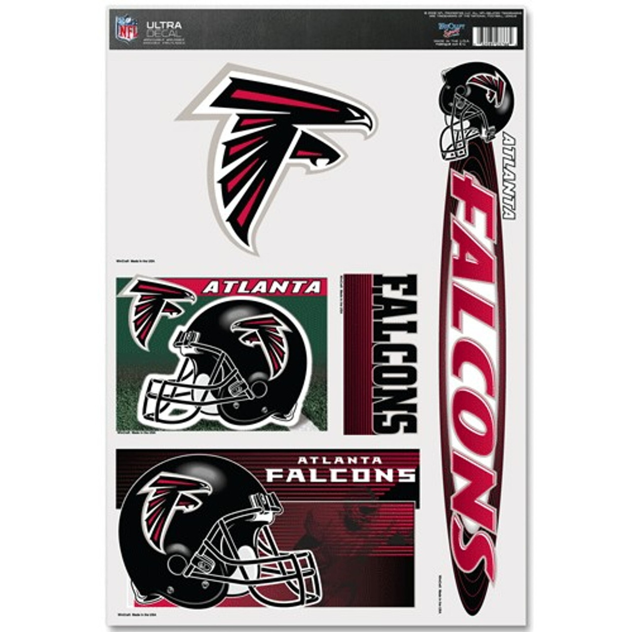 Atlanta Falcons Decal 11x17 Ultra