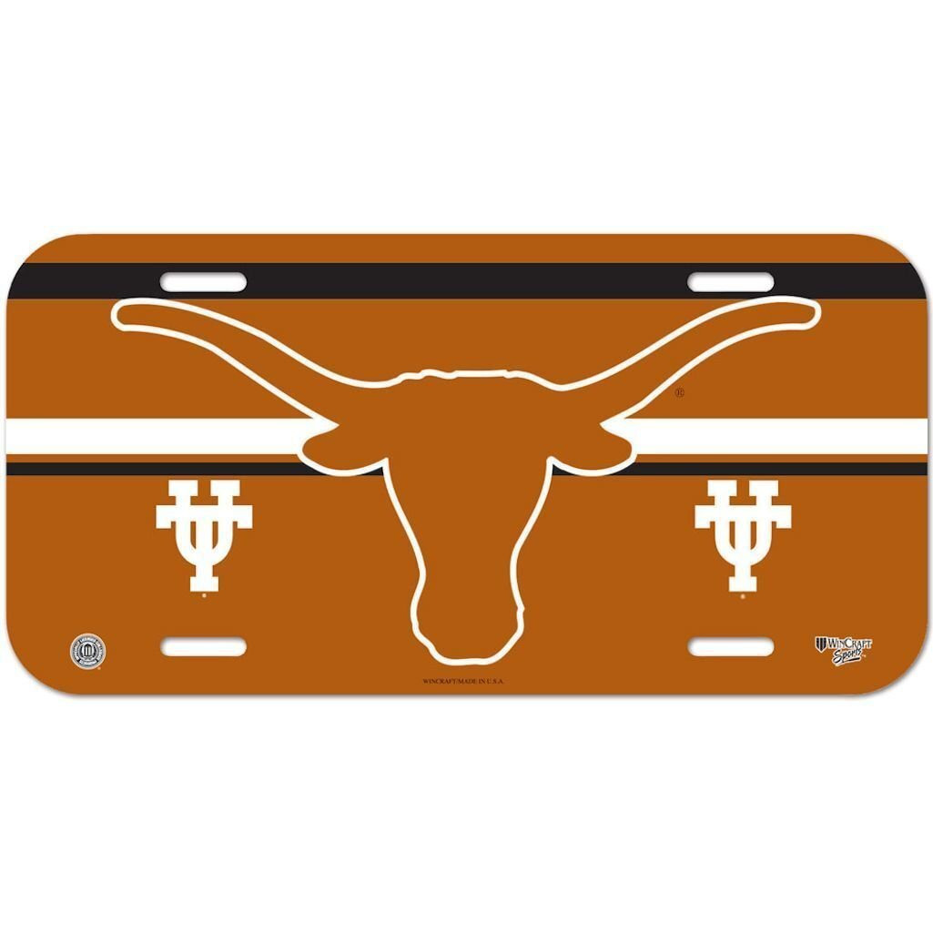 Texas Longhorns License Plate