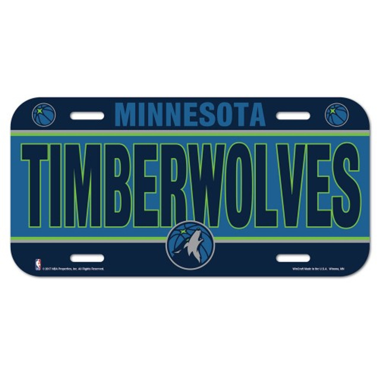 Minnesota Timberwolves License Plate