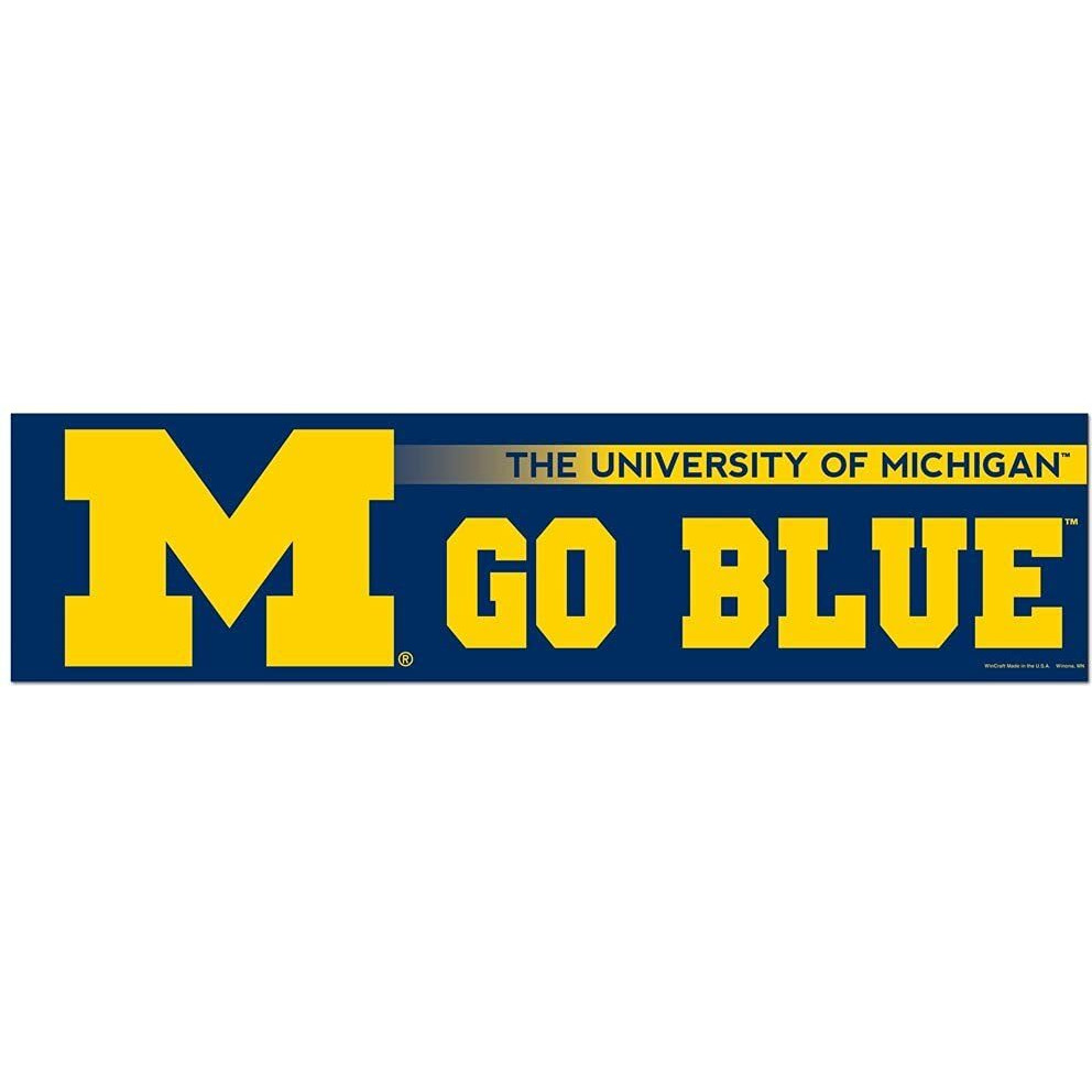 Michigan Wolverines Bumper Sticker