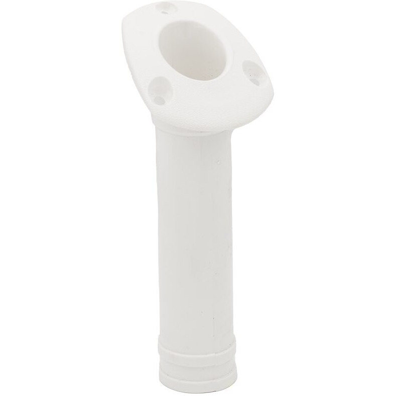 PCKG. FLUSH MOUNT ROD HOLDER - WHT