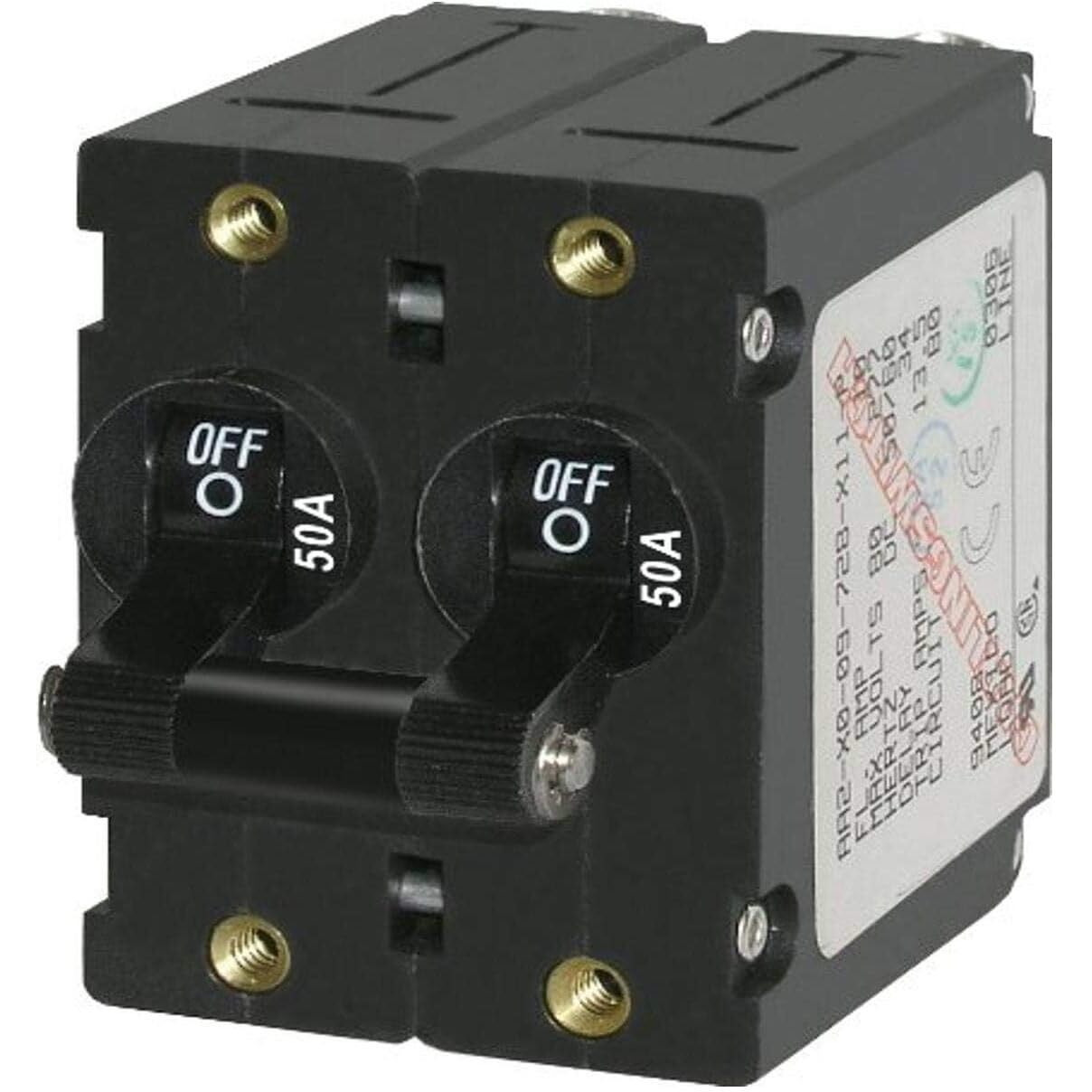 CIRCUIT BREAKER AA2TOGGLE 50A BLK