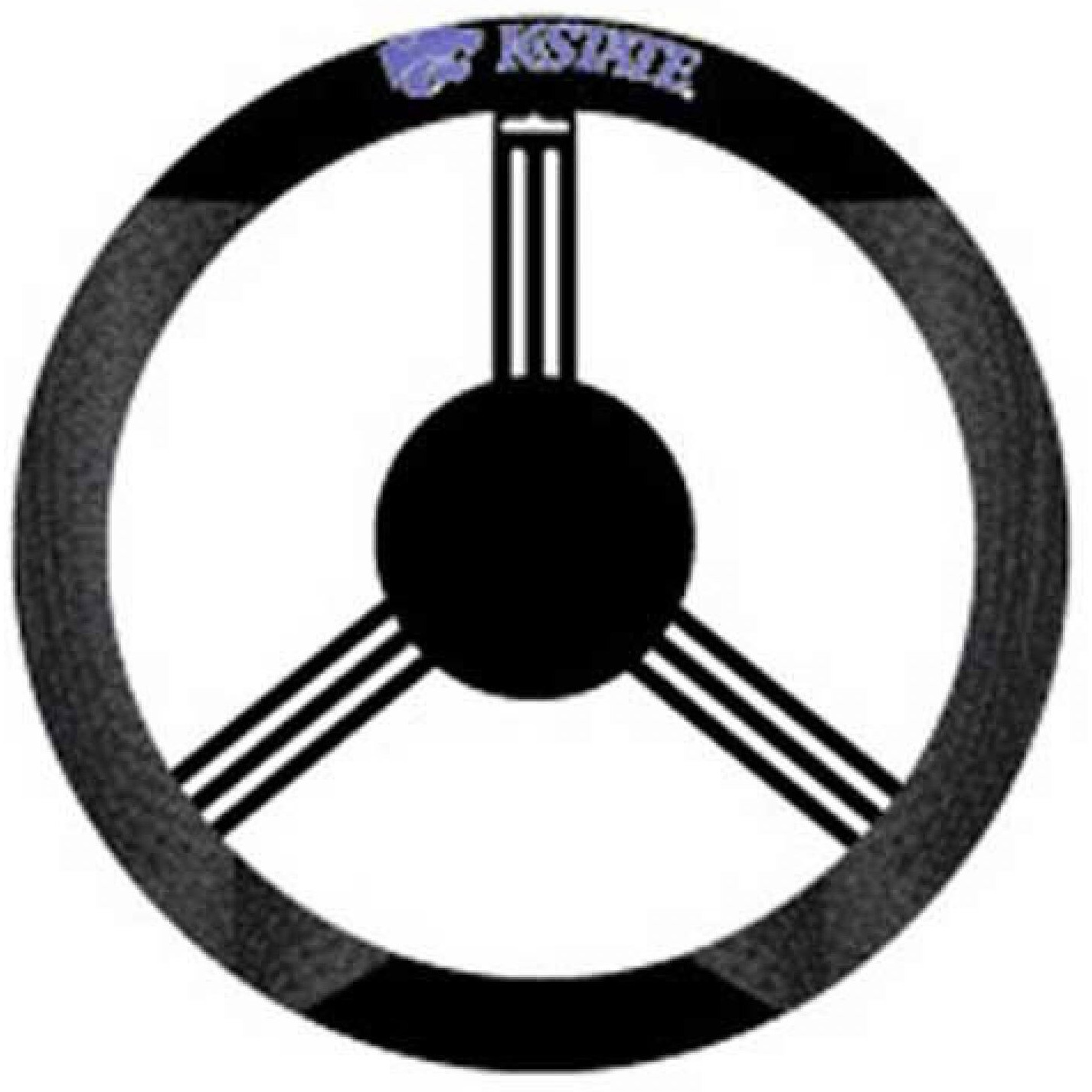Kansas State Wildcats Steering Wheel Cover Mesh Style CO