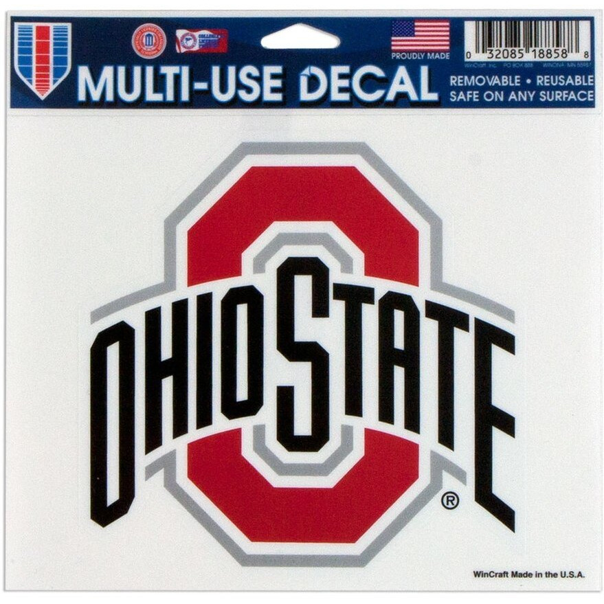 Ohio State Buckeyes Decal 5x6 Ultra Color